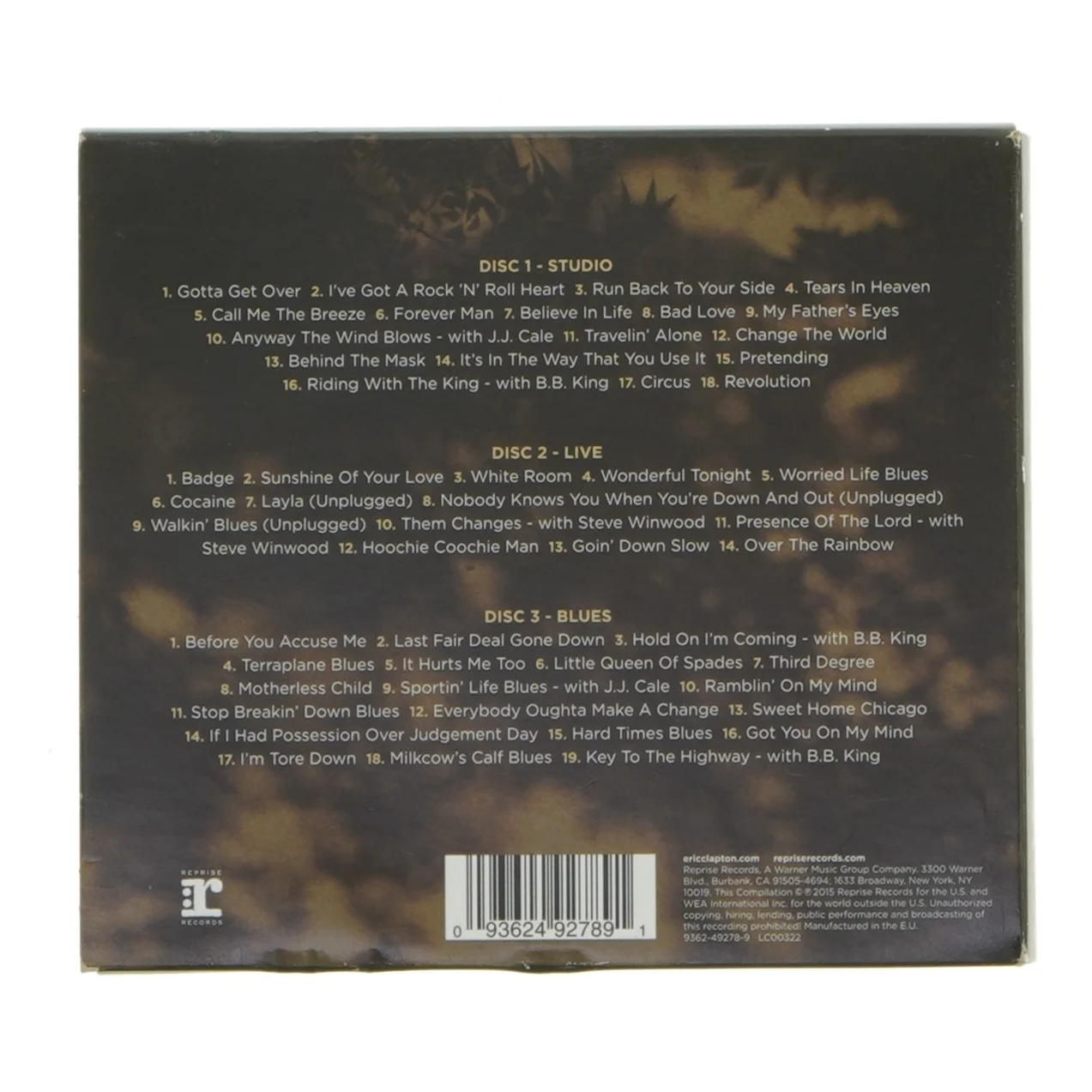 Eric Clapton Forever Man CD fra Reprise Records