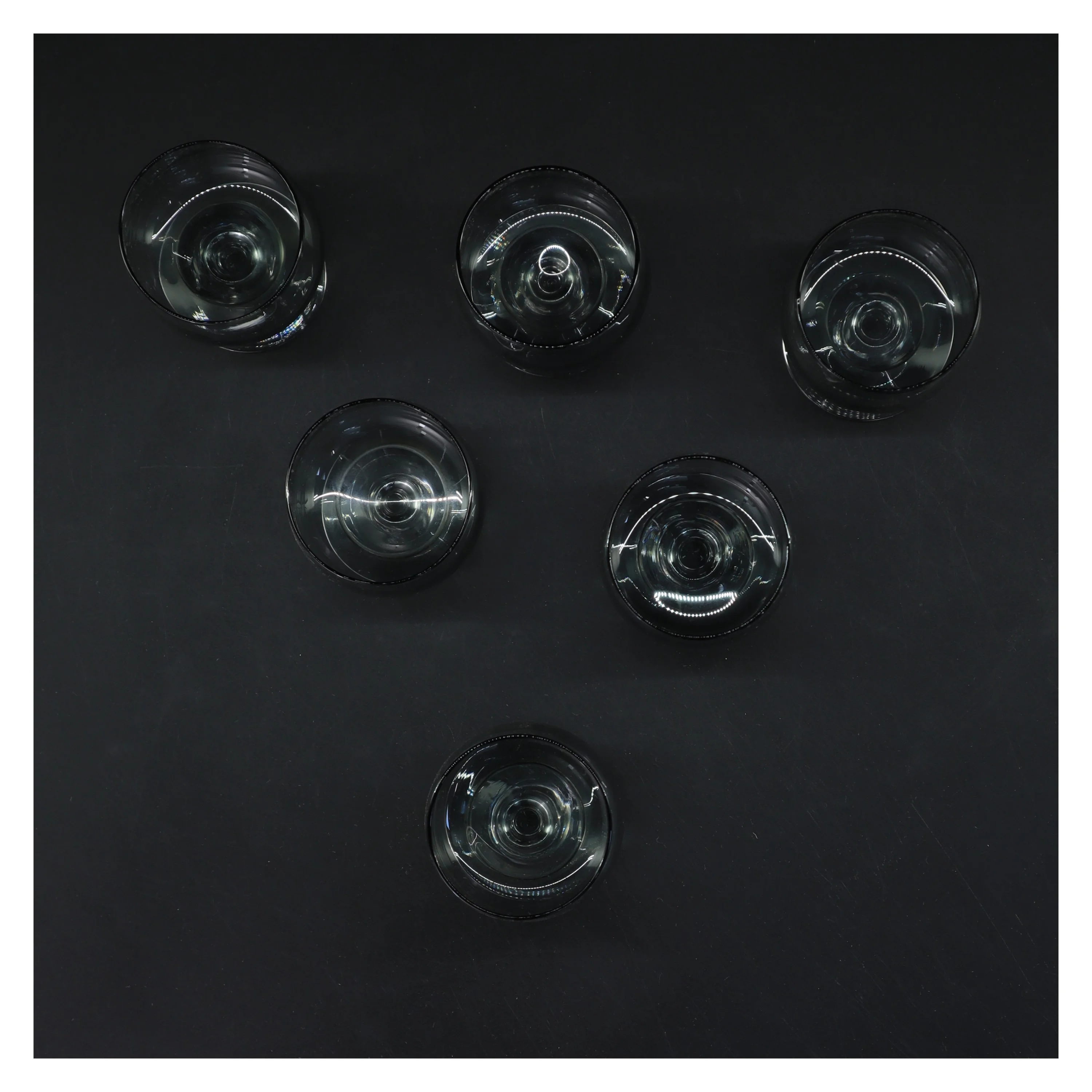 6 stk. Holmegaard Atlantic portvinsglas (str. 6 stk Ø 5,5 cm længde 9 cm)