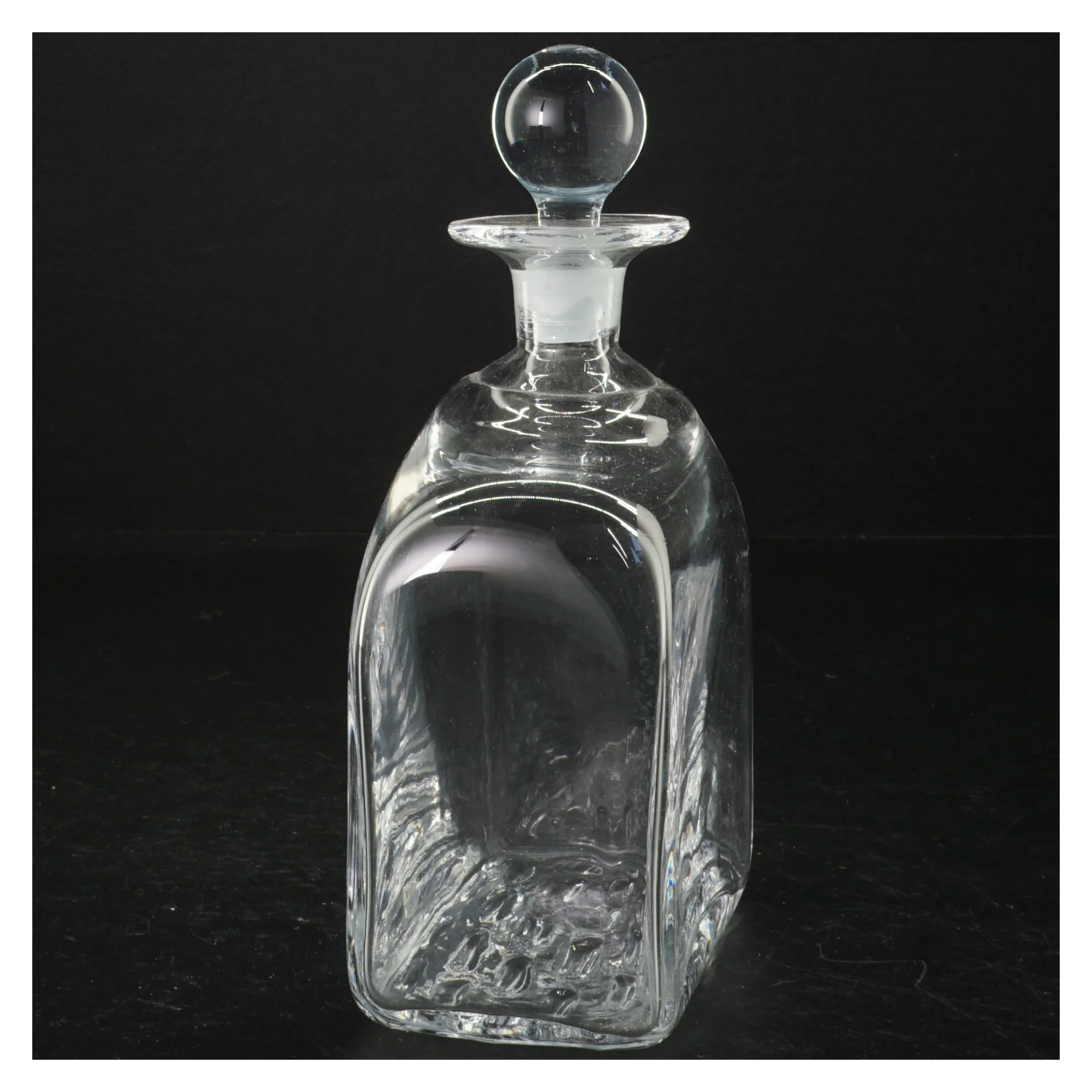 Glas karaffel med prop (str. Kl. 10:00 cm)