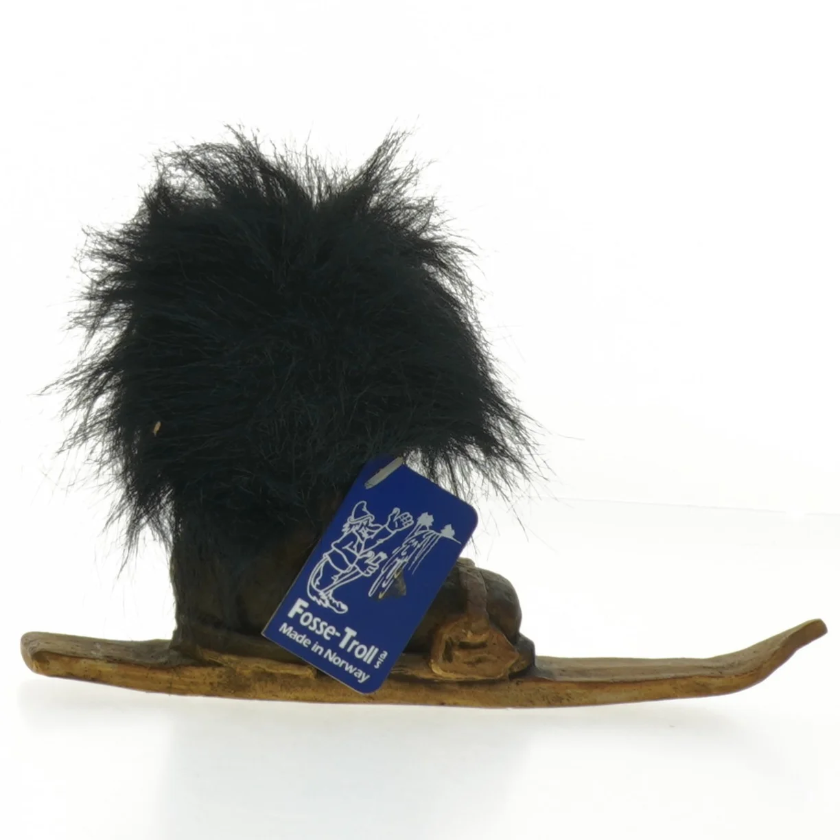 Fosse-Troll på ski figur fra Fosse-troll (str. 19x10 cm)