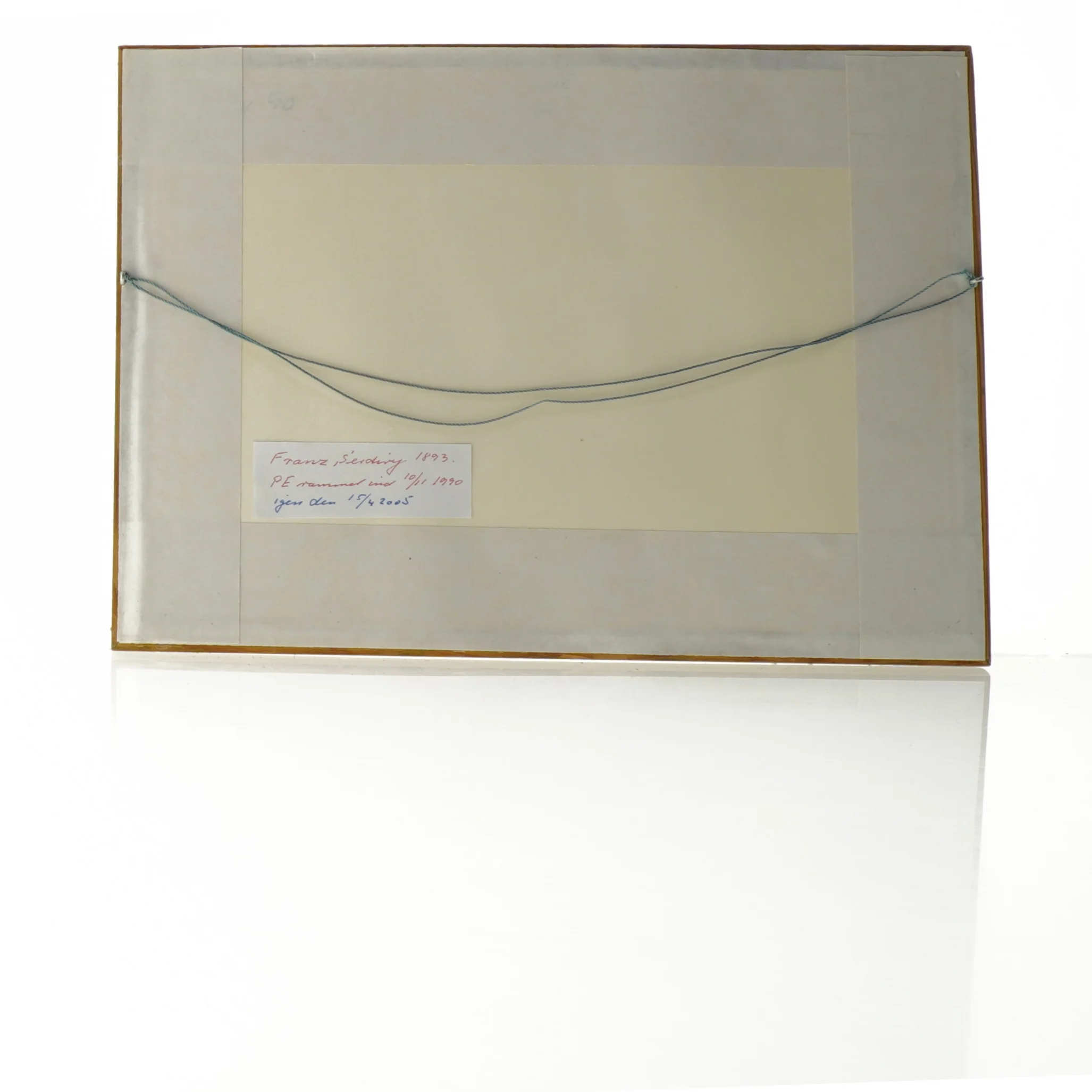 Indrammet historisk tryk Franz Sedivy (str. 36,5 x 26,5 cm)