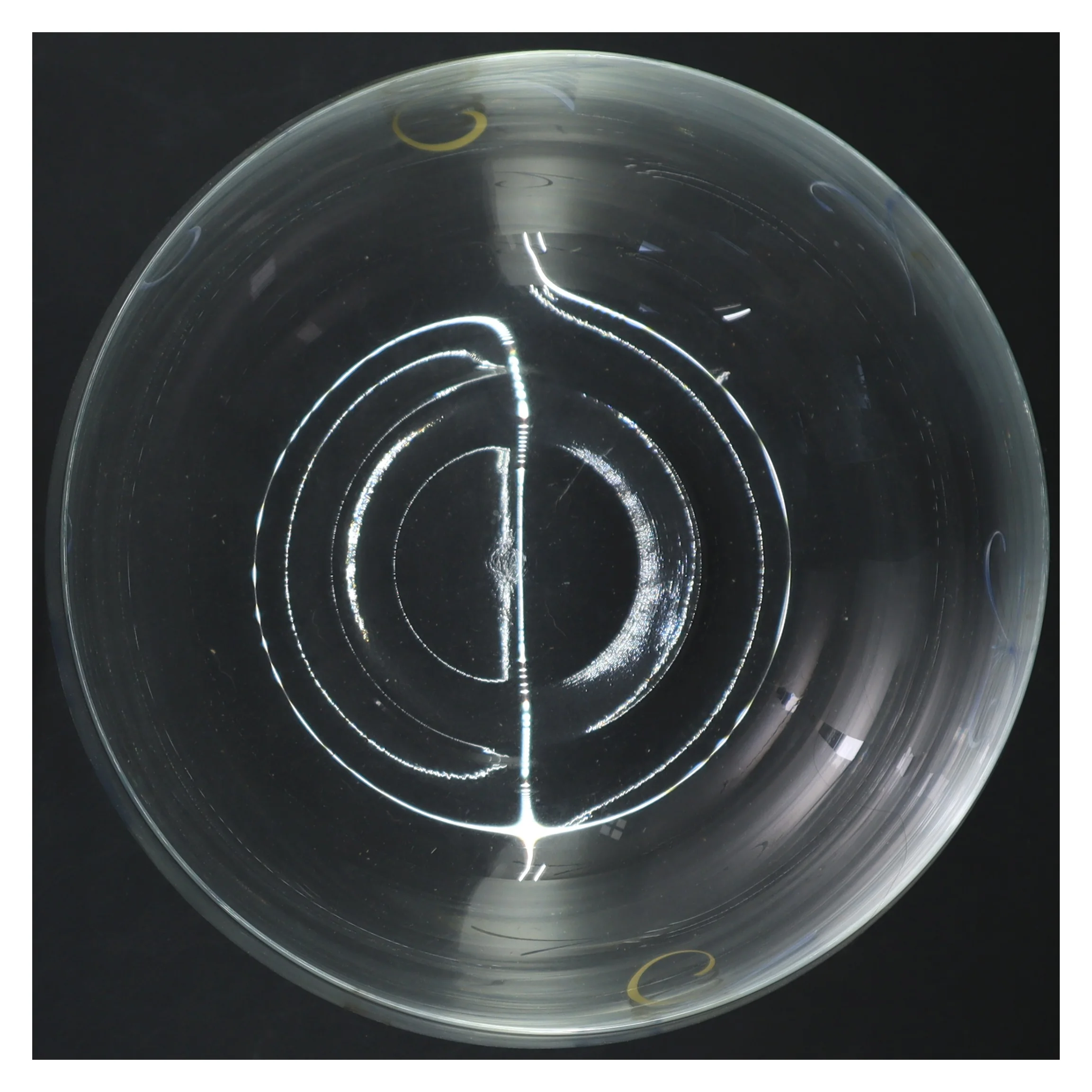 Fyrklöveren Victoria glasskål (str. Ø 21 cm)