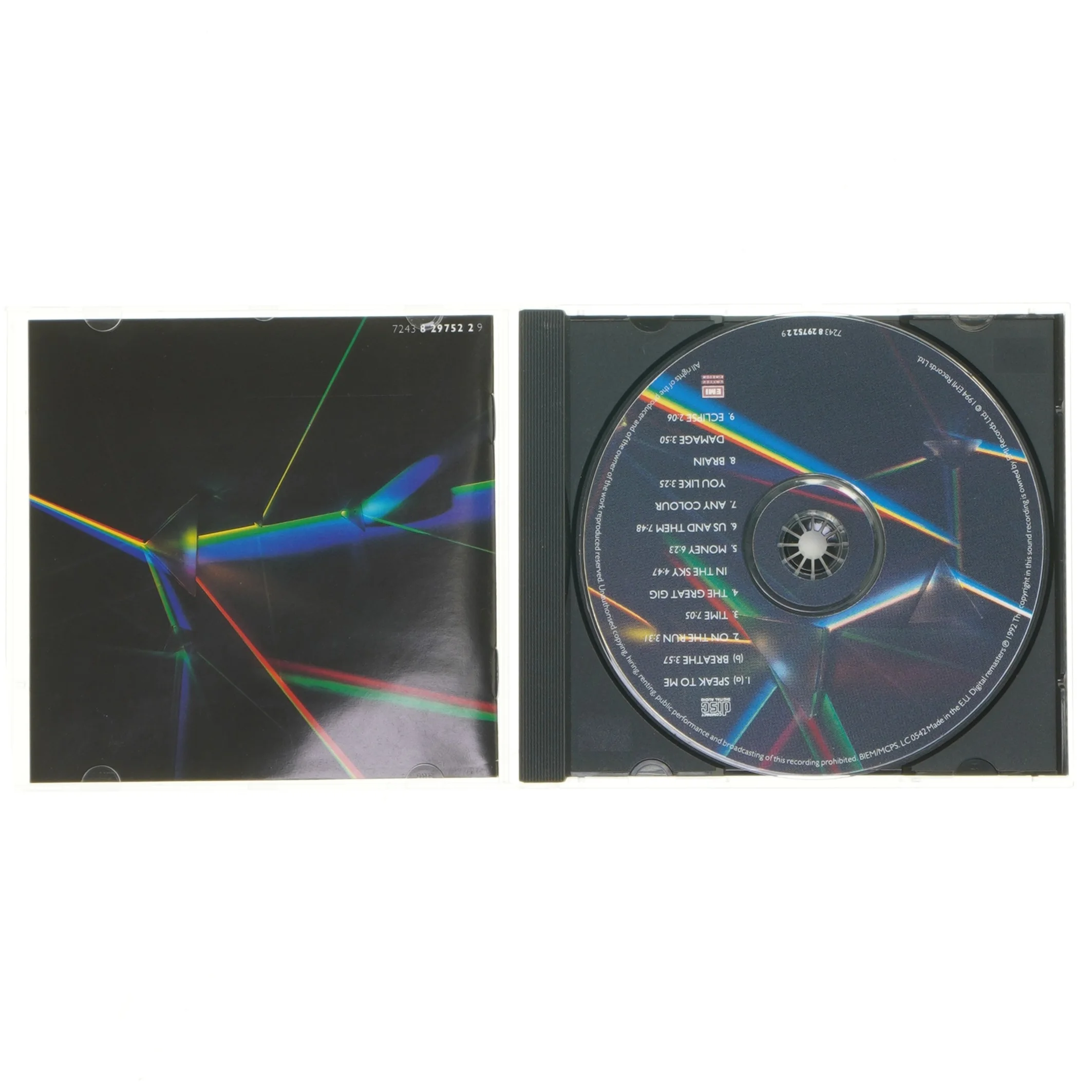 Pink Floyd Dark Side of the Moon CD fra Pink Floyd