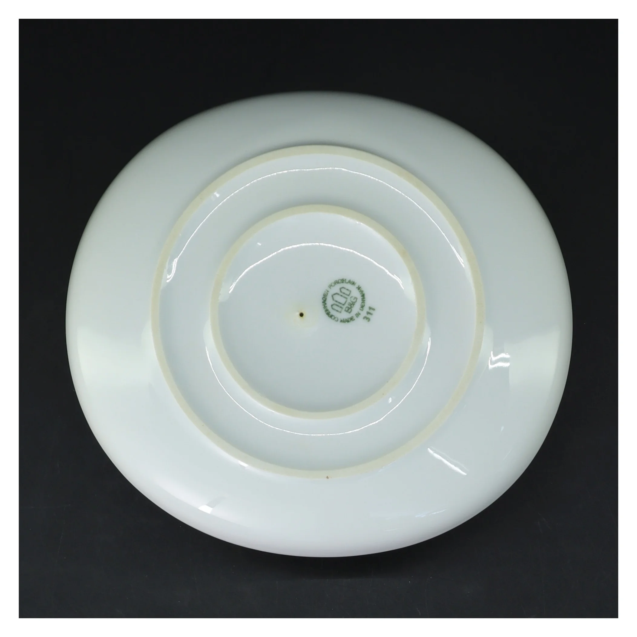 B&G hvid koppel sauceskål (str. 16,5 cm)