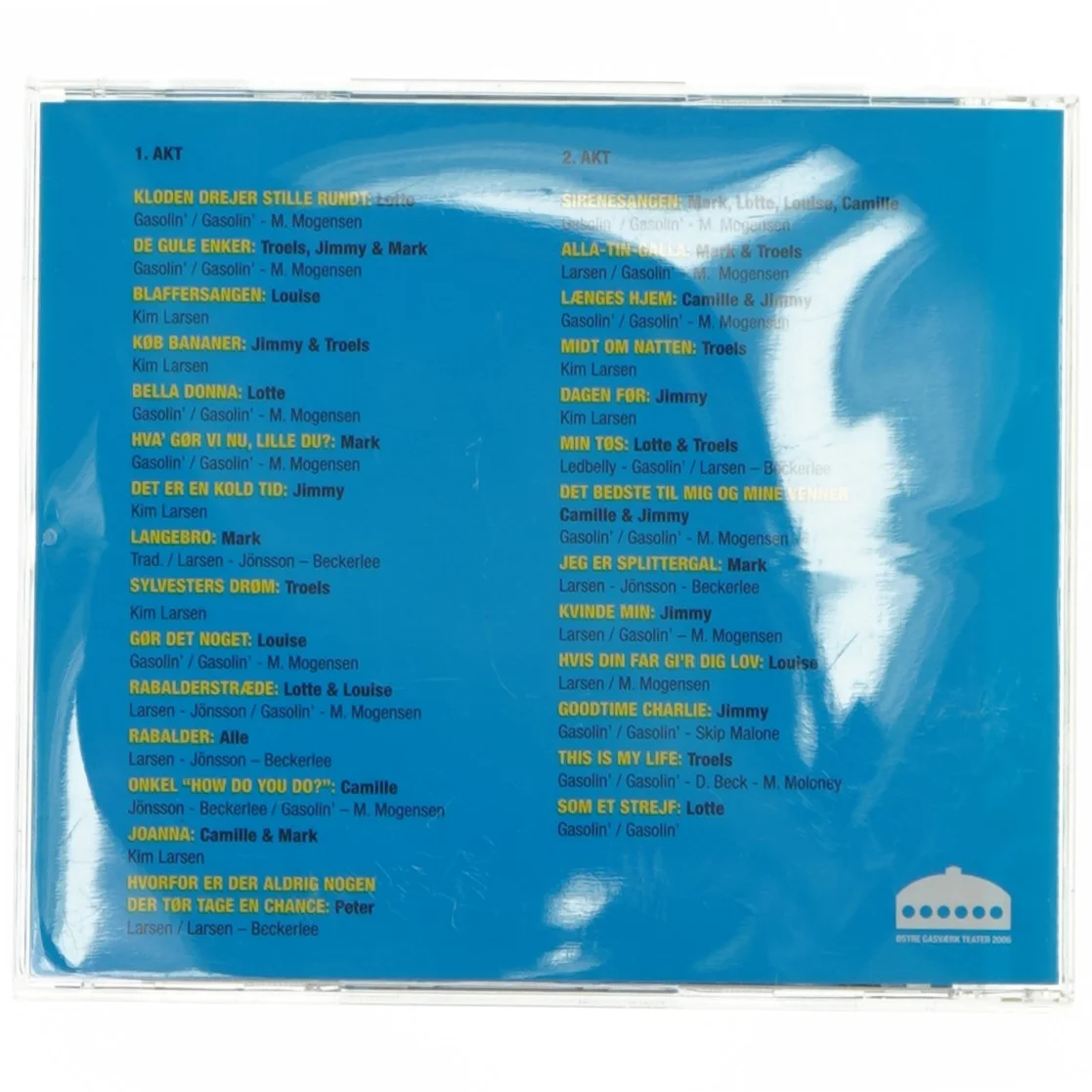 Live fra Østre Gasværk Teaterkoncerten Gasolin' CD