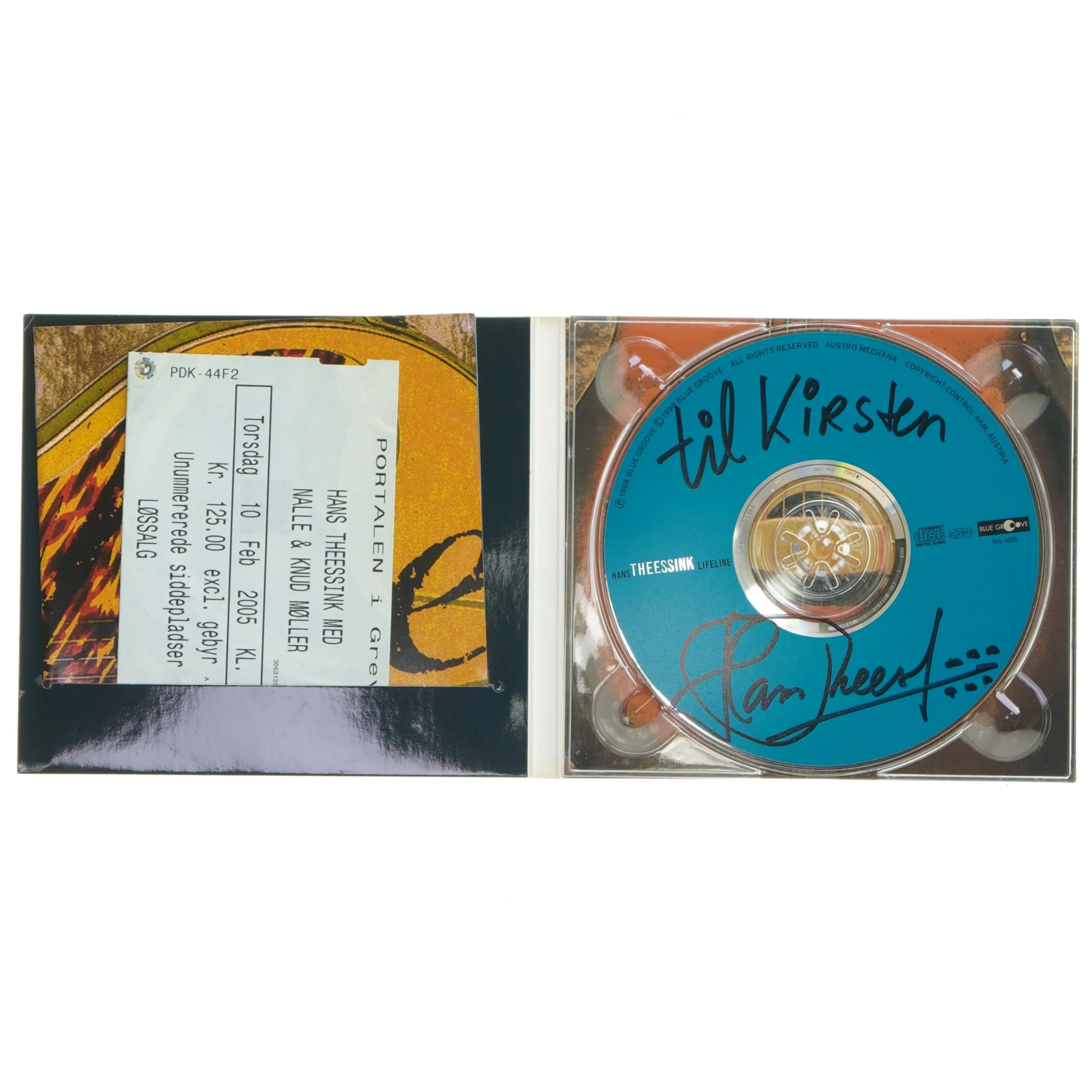 Hans Theessink CD - Lifeline fra Blue Groove