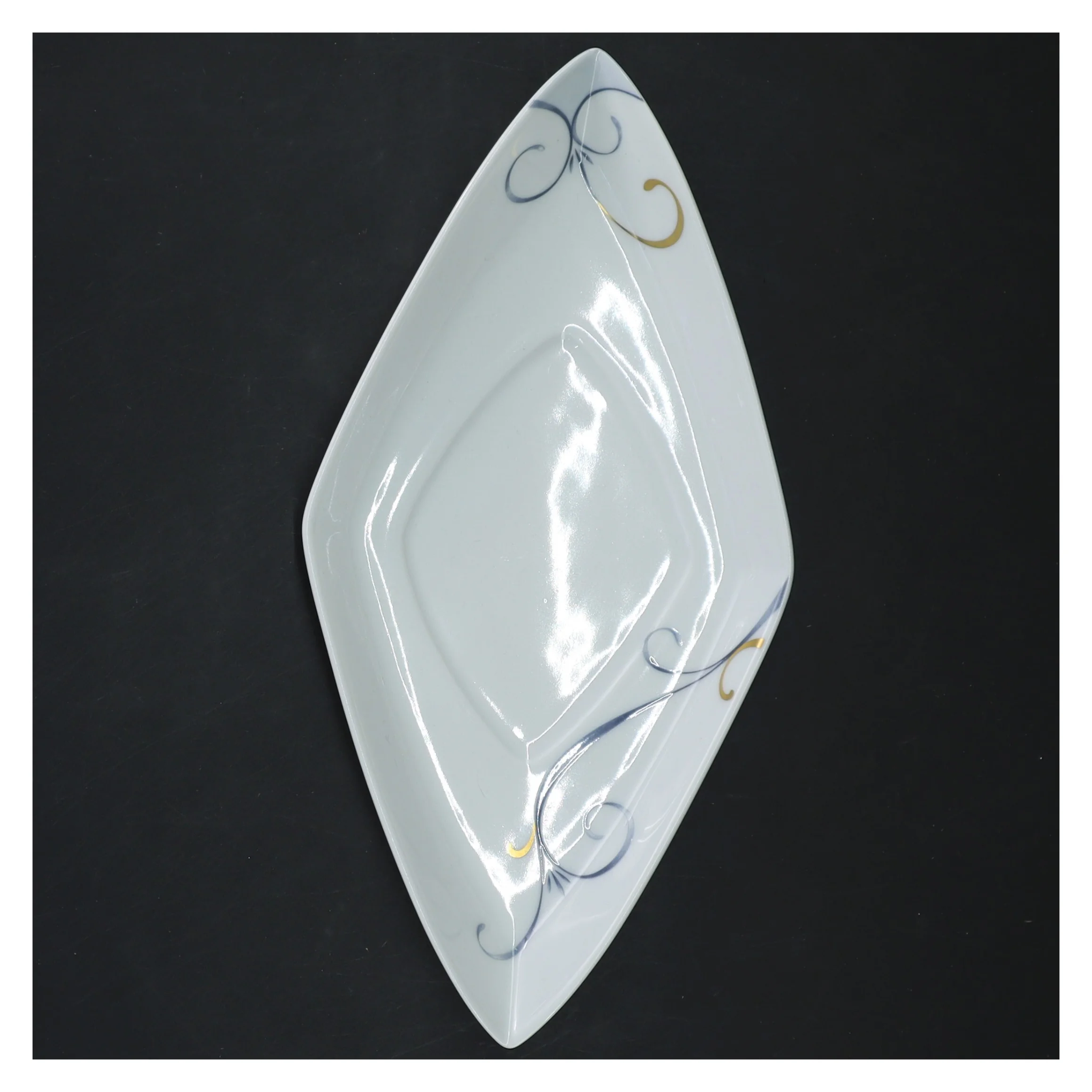 Firklöveren Victoria sauceskål samt underskål (str. 24 cm)