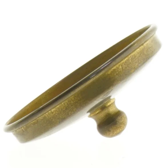 Messing låg (str. 10 cm)