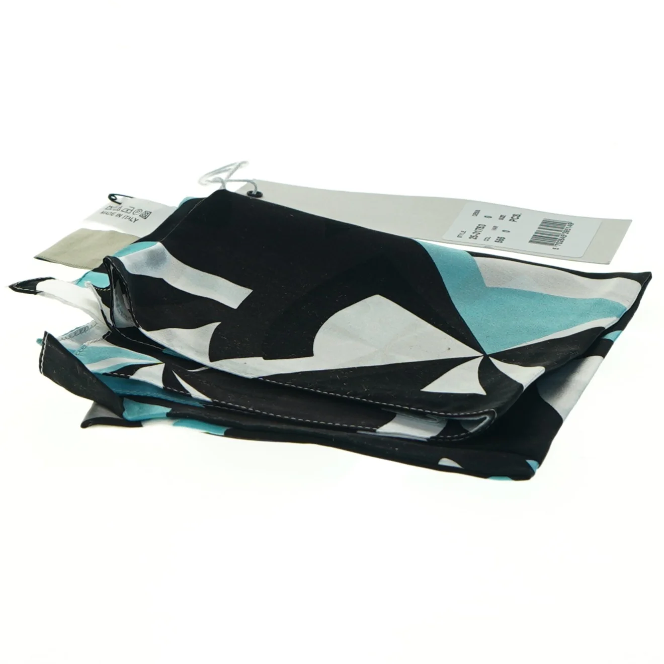 Tørklæde med geometriske mønstre fra Red/Green (str. 52 x 52 cm)