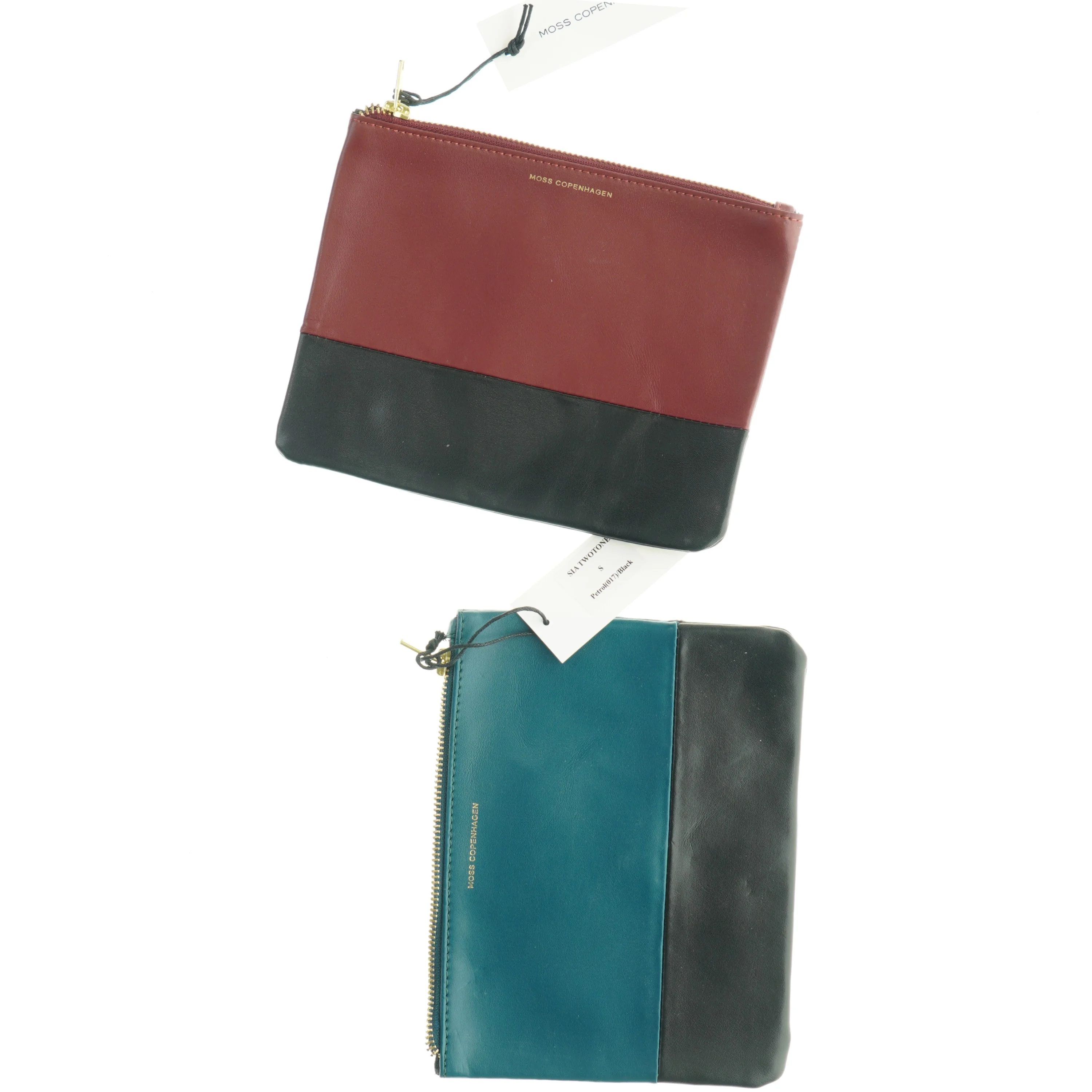 Moss Copenhagen tofarvet clutch (str. 20 x 16 cm)