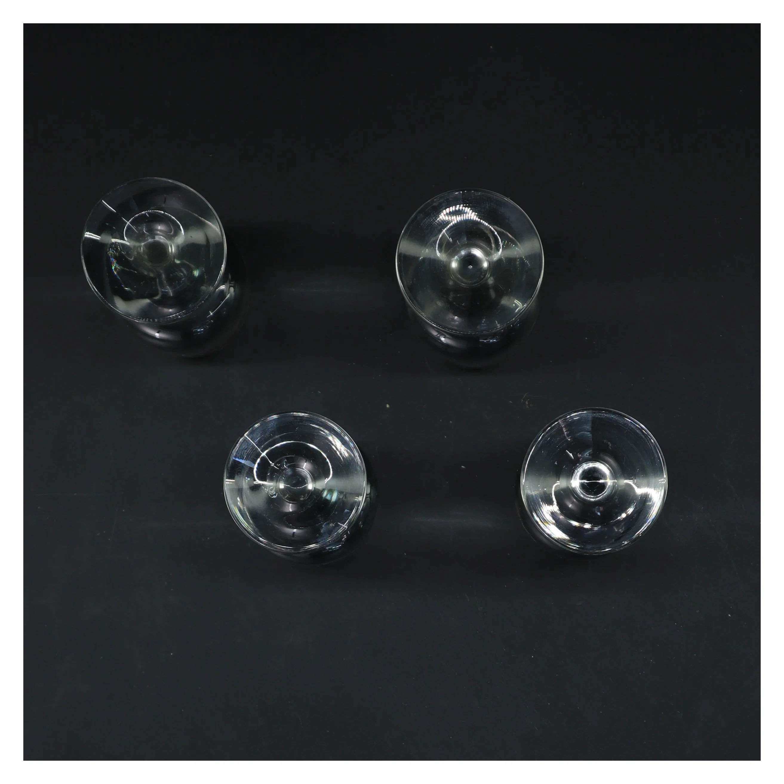 4 stk. Holmegaard Atlantic snapseglas (str. 4 stk Ø 4 cm Længde 11 cm)