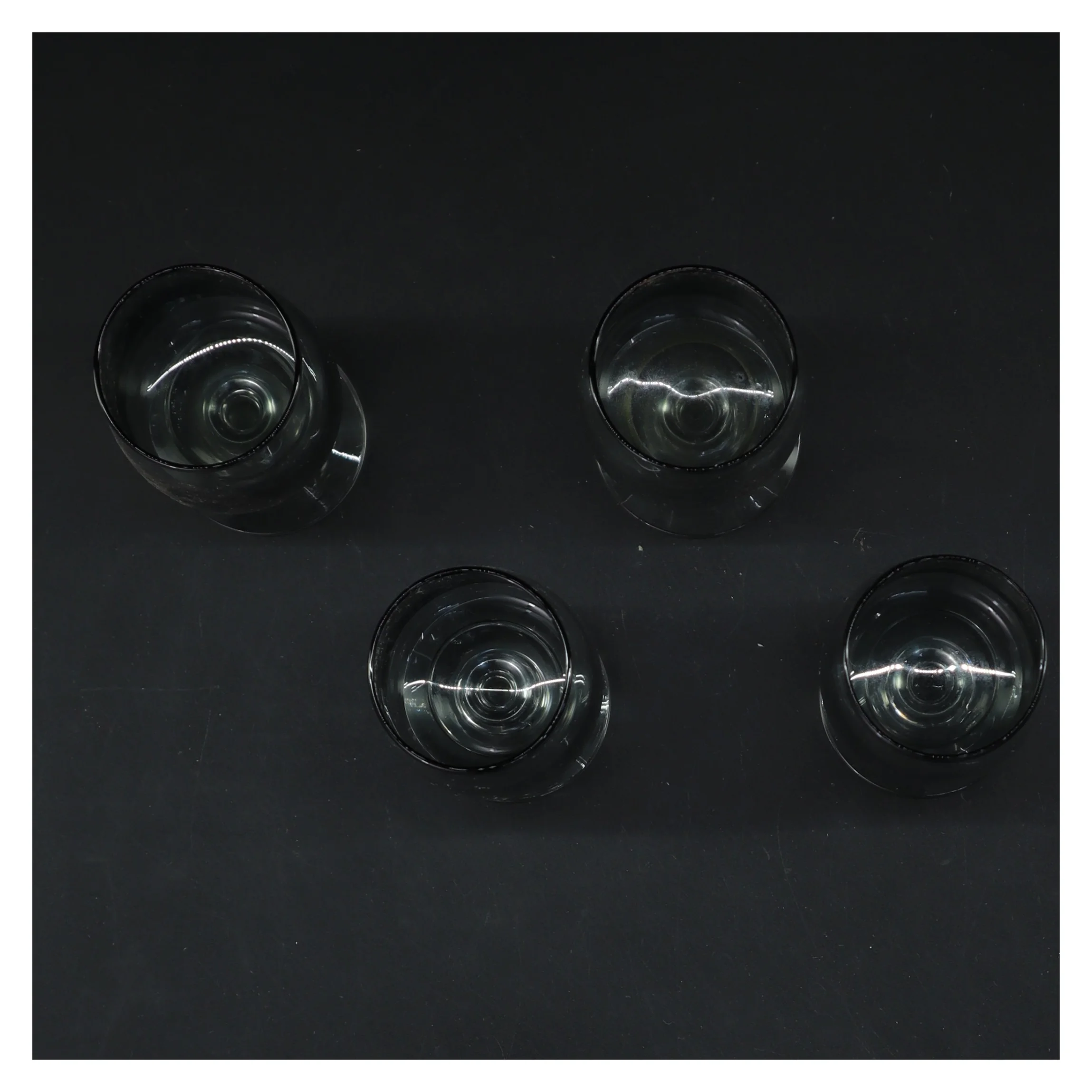 4 stk. Holmegaard Atlantic snapseglas (str. 4 stk Ø 4 cm Længde 11 cm)