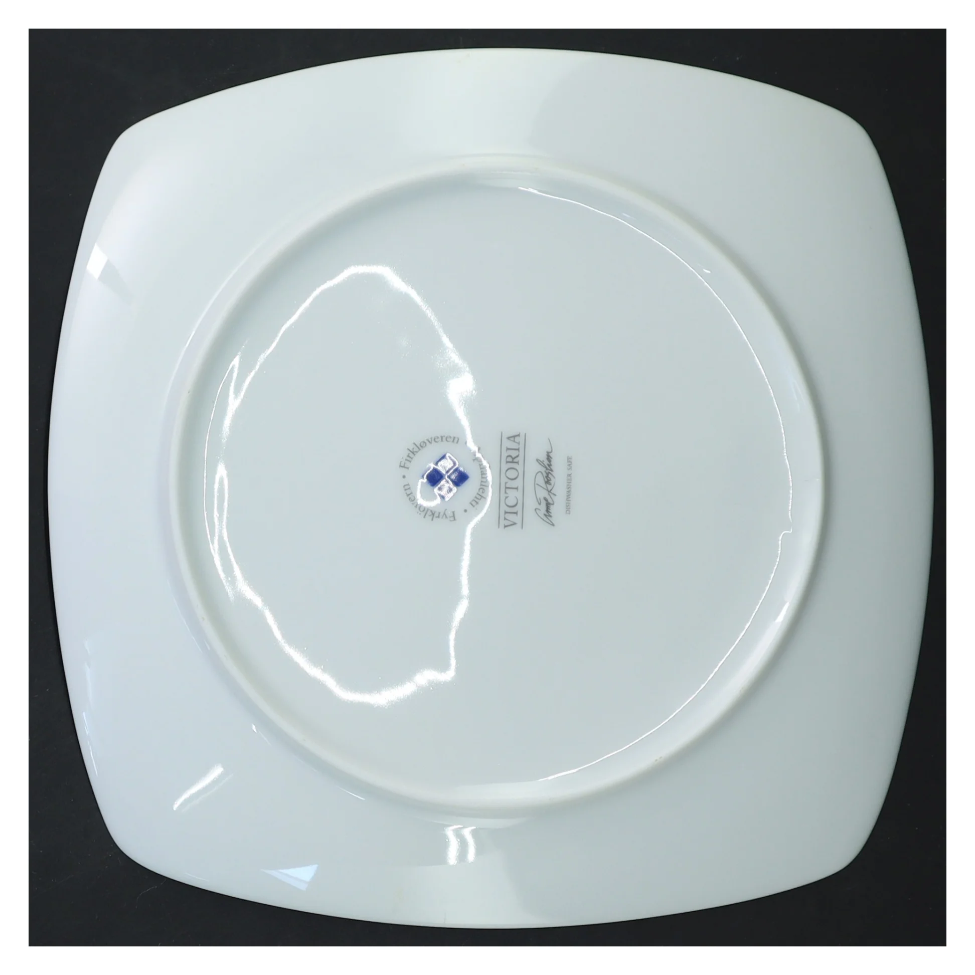 Firklöveren Victória tallerkner (str. ø 20 cm, 6 styk cm)