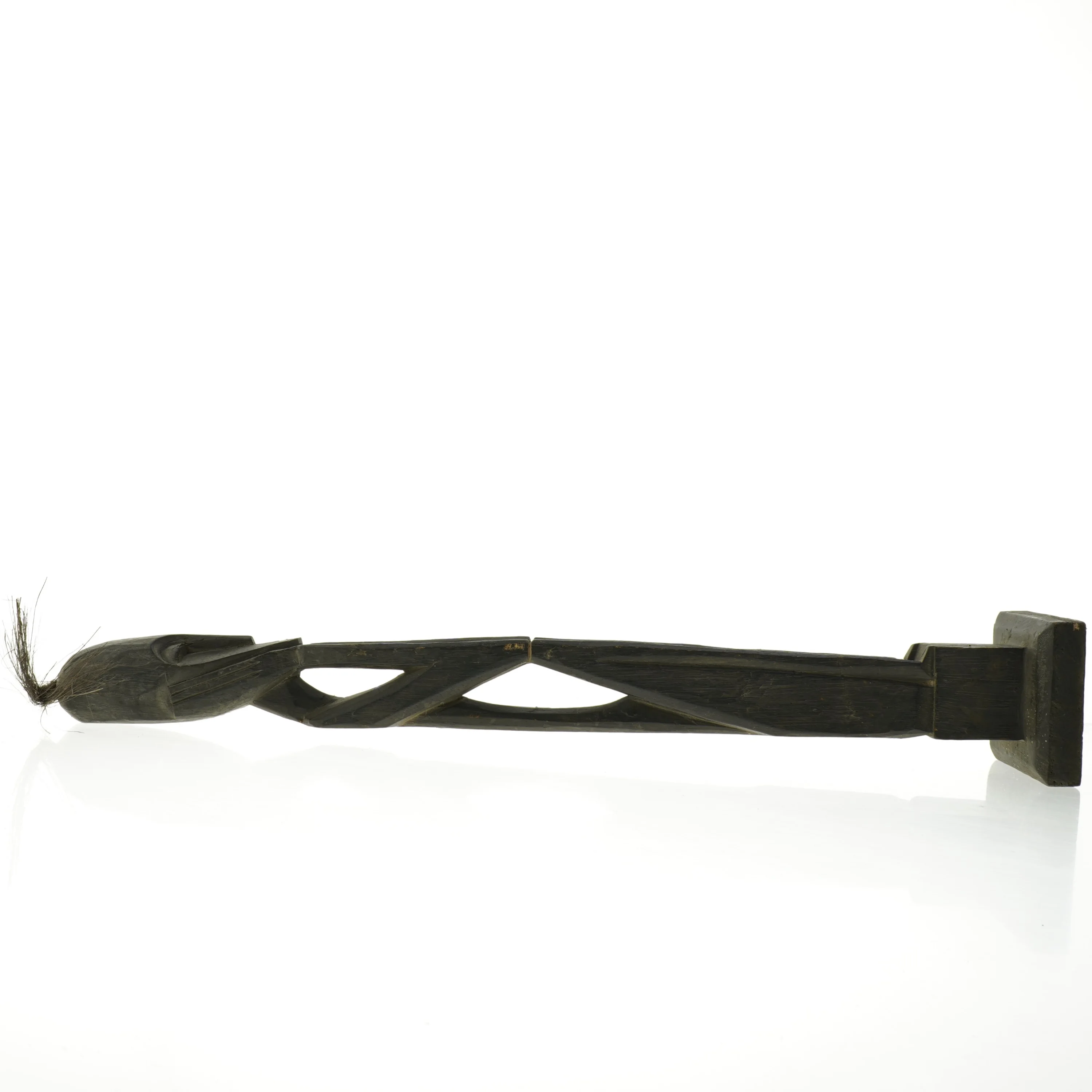 Afrikansk træfigur (str. 65 x 12 cm)