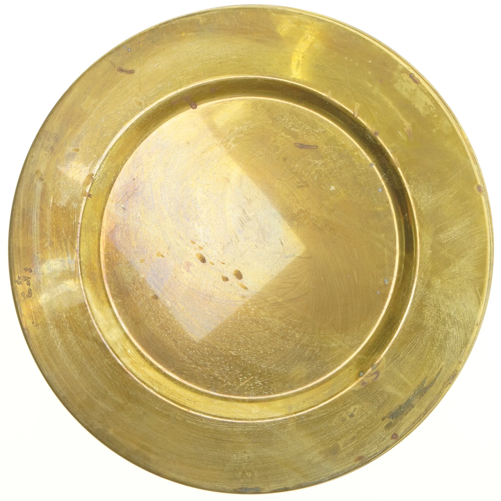 Messingtallerkener (str. 25,5 cm)