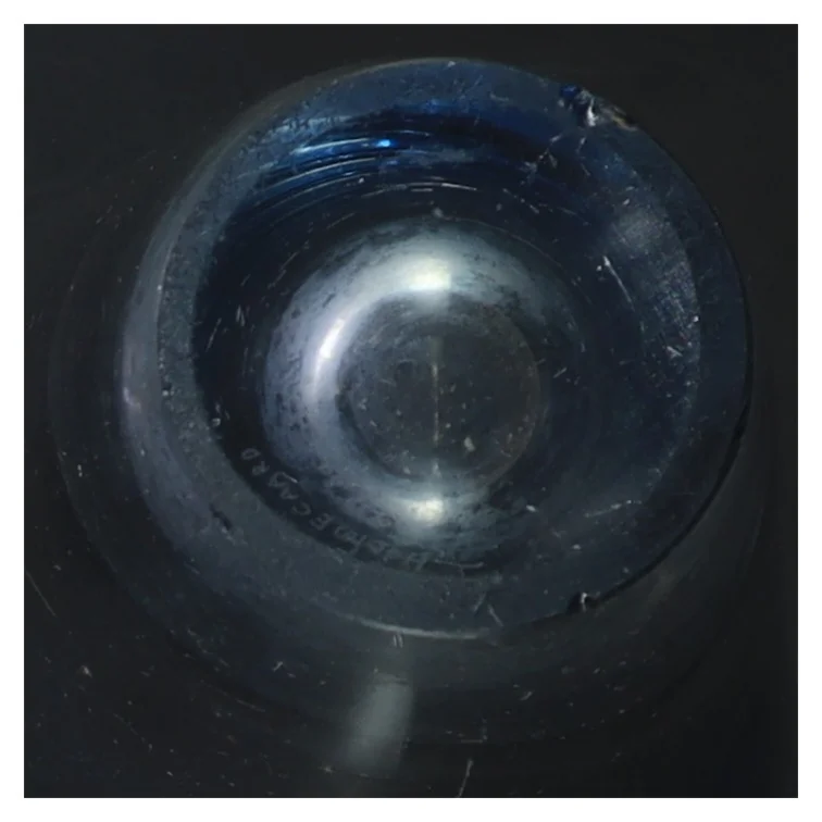 Smuk Holmegaard Akva Thule vase - 19 cm (str. Ø 11 cm længde 19 cm)