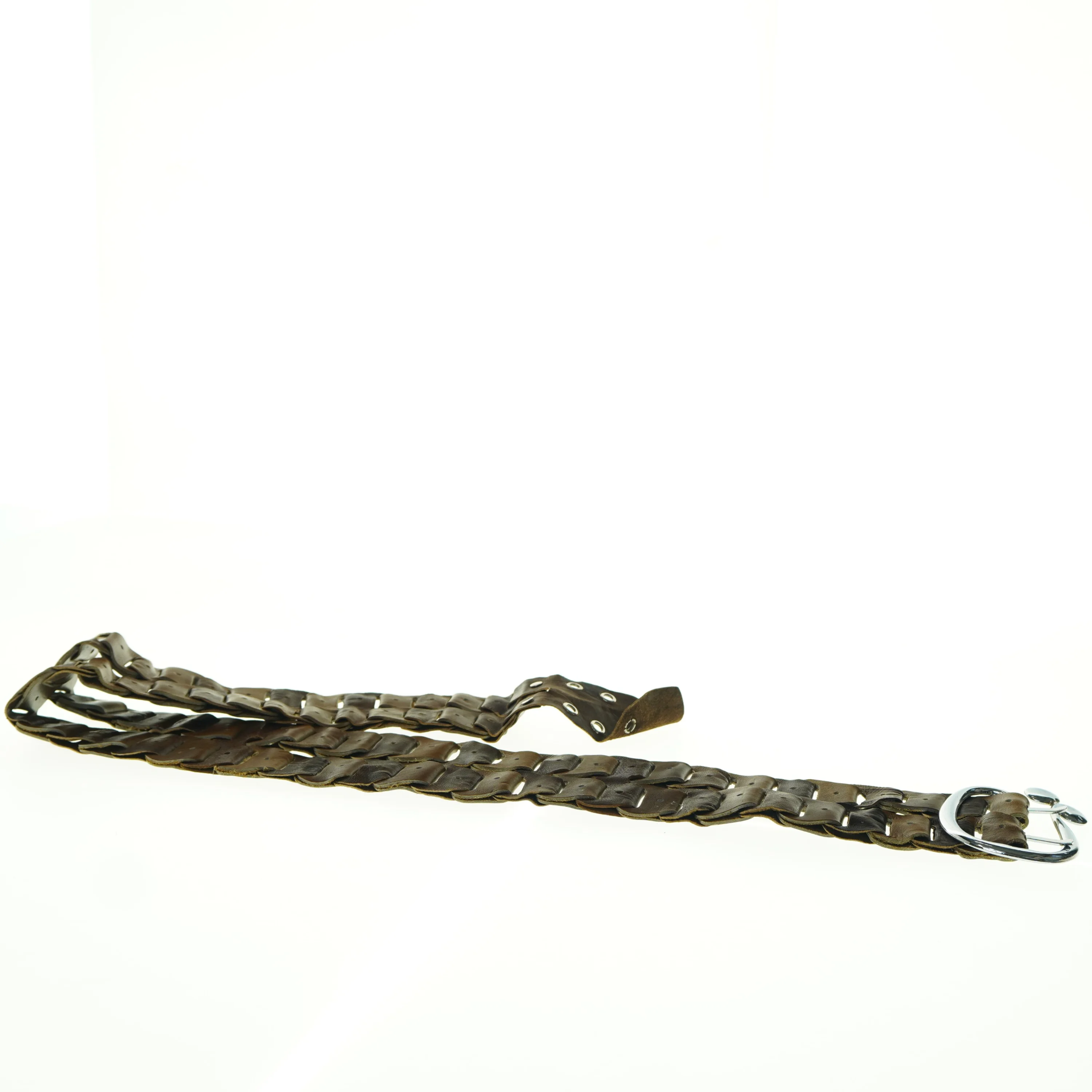 Vintage flettet bælte (str. 96 cm)