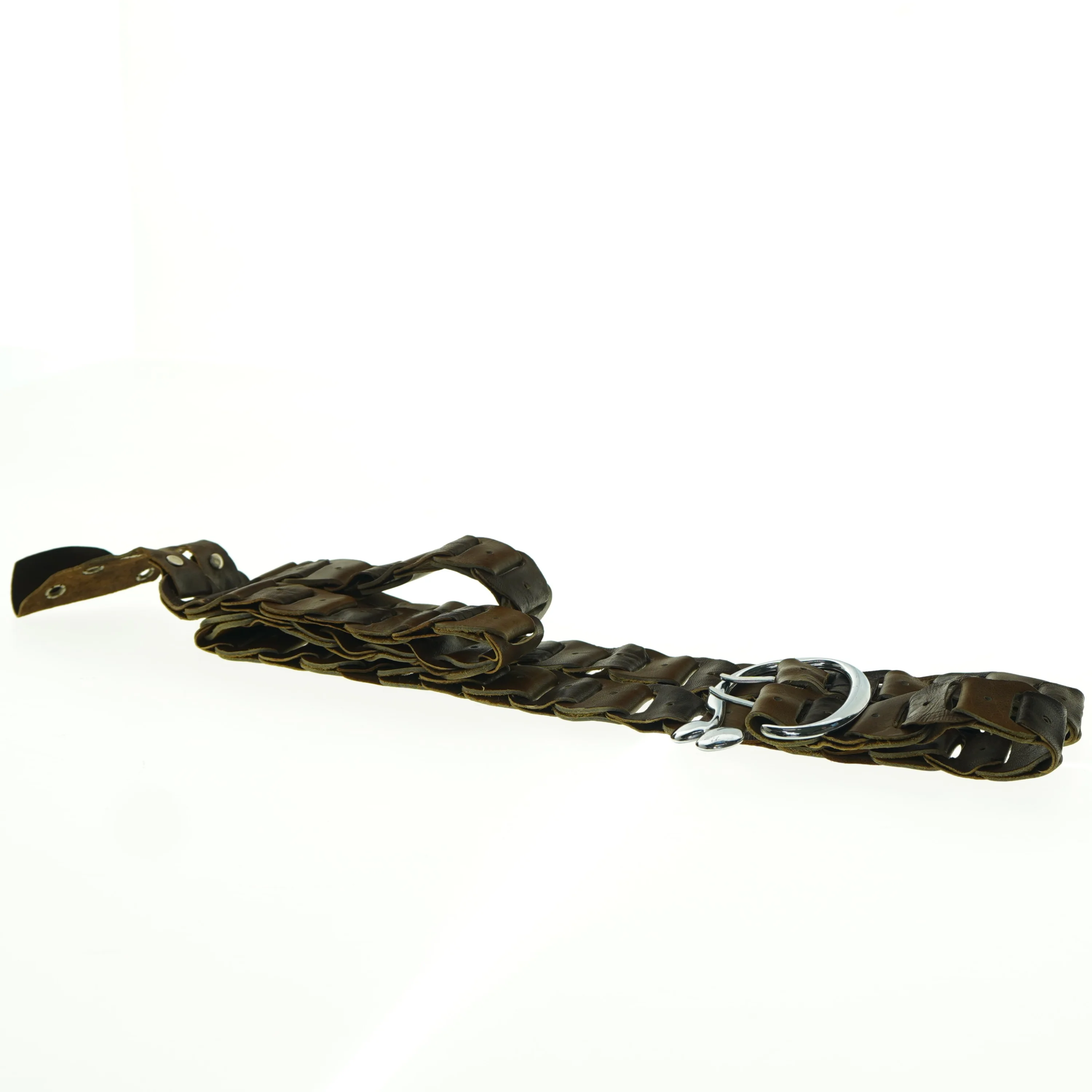 Vintage flettet bælte (str. 96 cm)