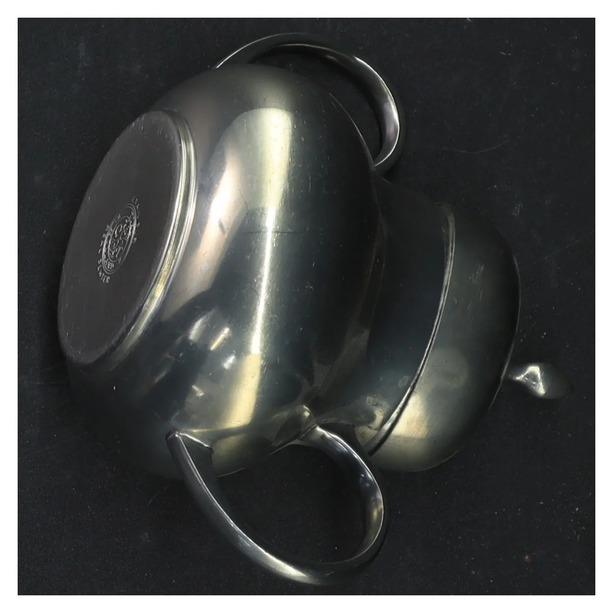 Hollandsk tin sukkerskål 