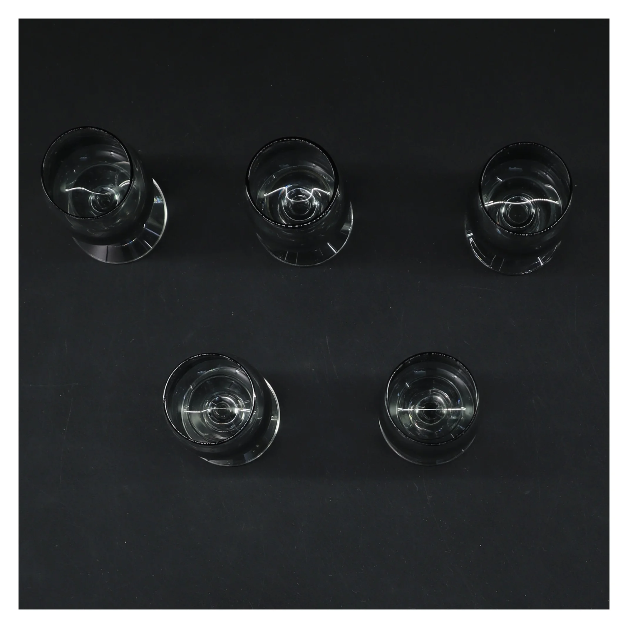 5 stk. Holmegaard Atlantic snapseglas(str. 5 stk Ø 3 cm længde 9,5 cm)