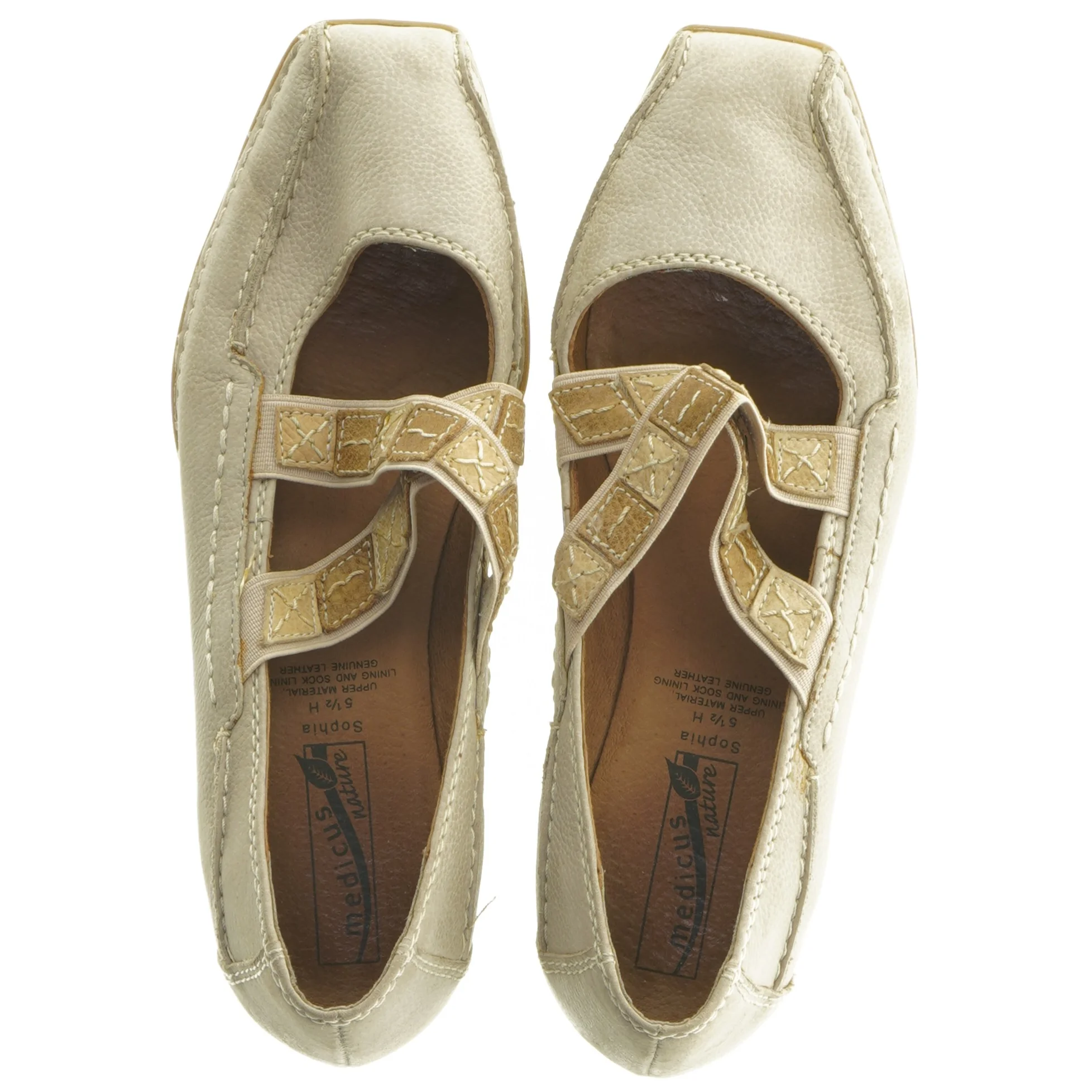 Beige komfortsko fra Medicus (str. 5,5)