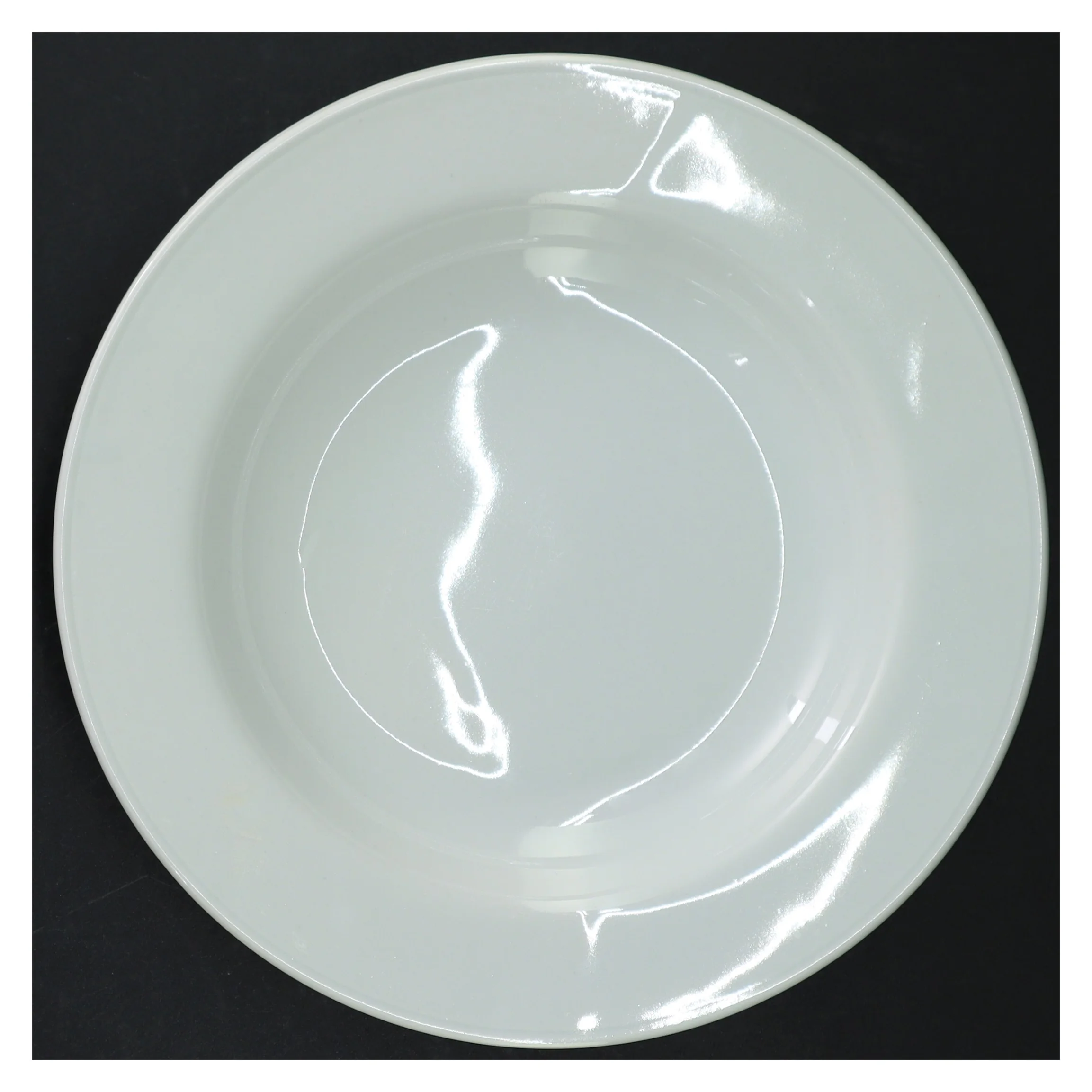 Hvide porcelænstallerkener (str. 23 cm)