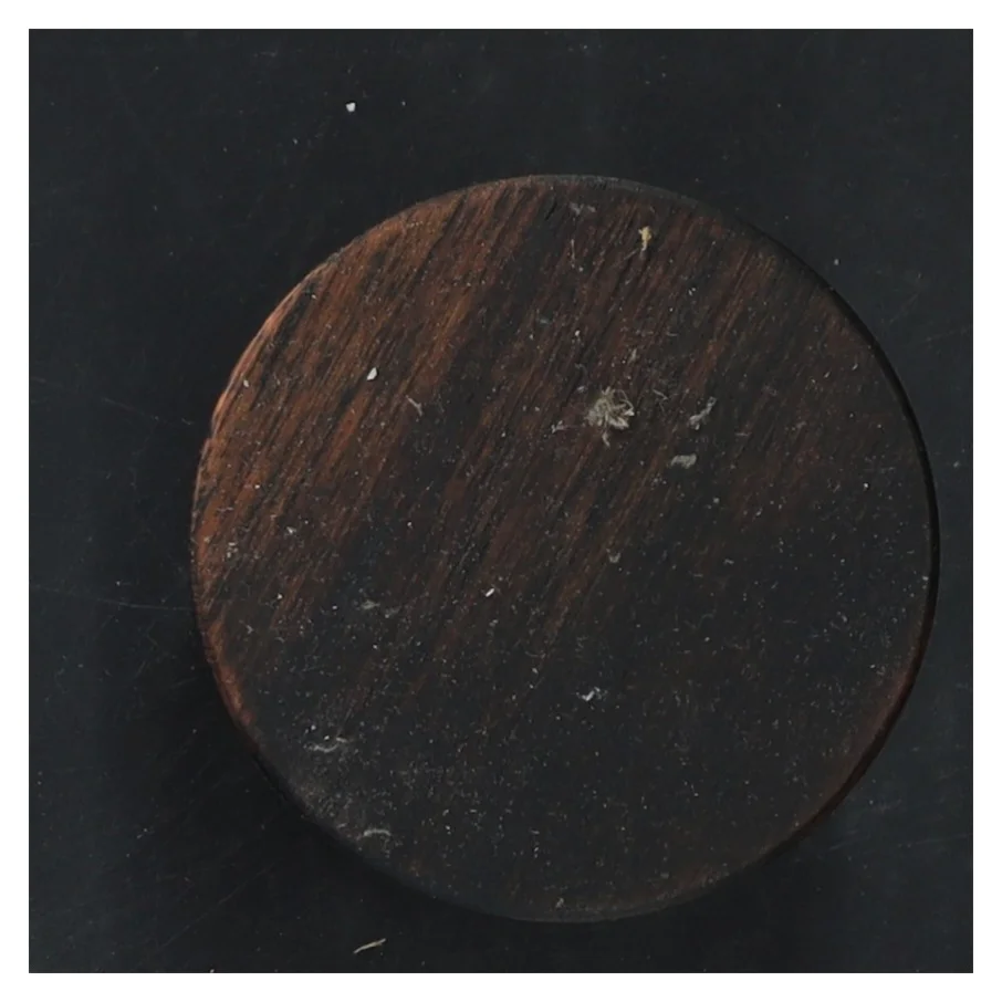 Keramik hvidløgssaltkrukke med låg (str. 7,5x7 cm)