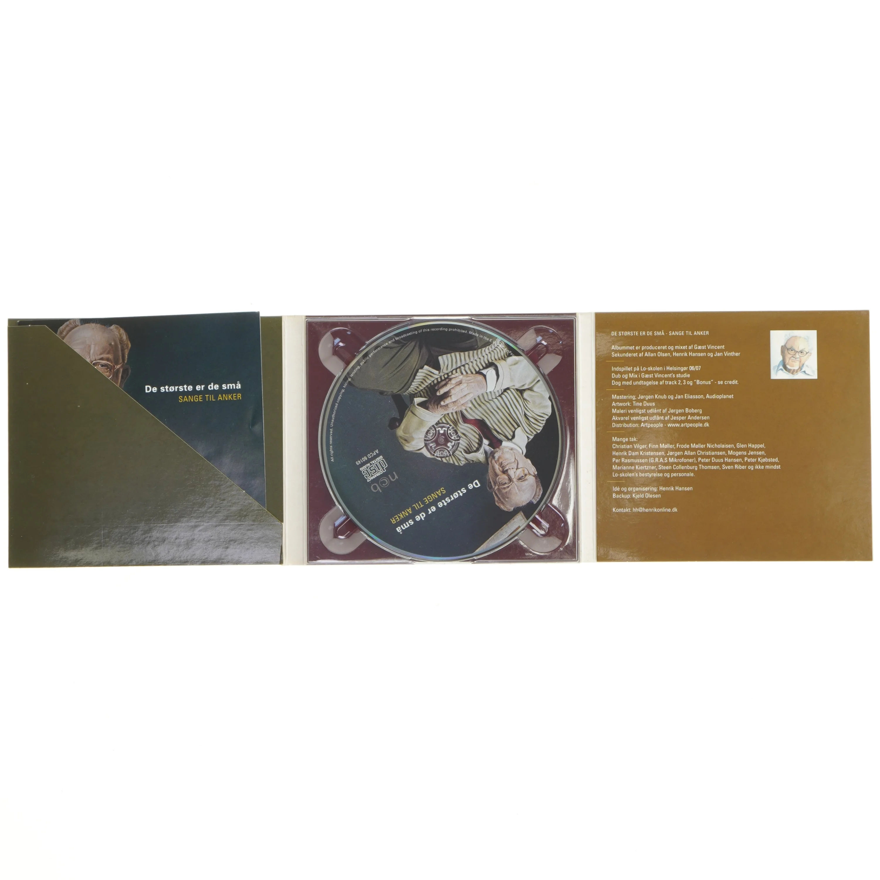 De største er de små - dange til Anker CD album 