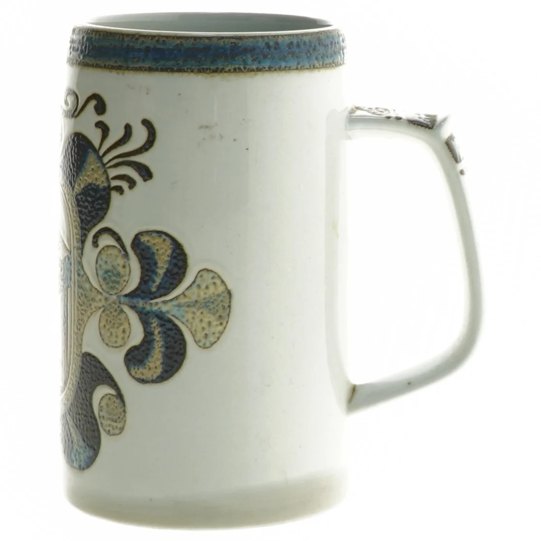 Royal Copenhagen krus med Lillebæltsbro motiv (str. 14 cm)