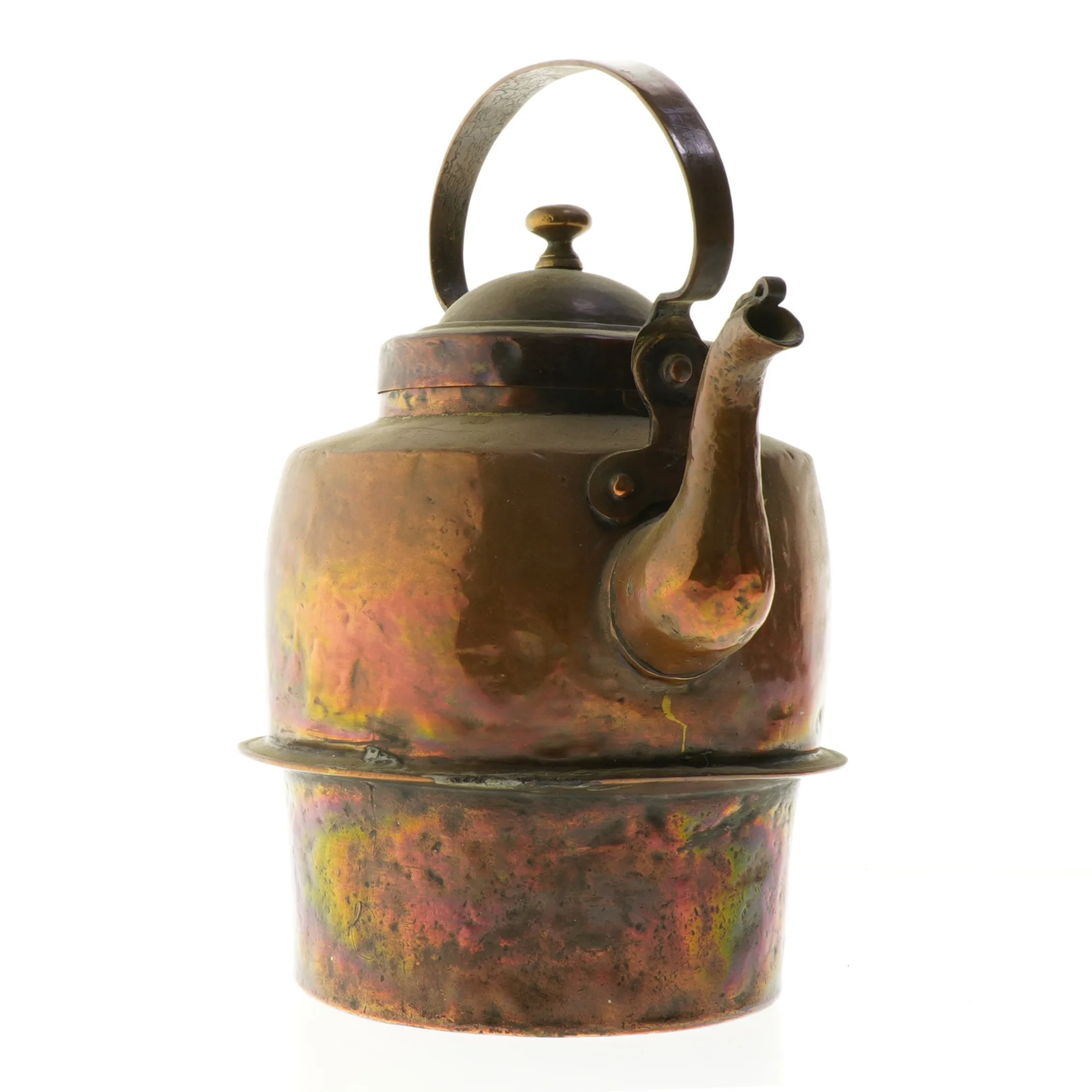 Gammel kobberkedel (str. 26 x 16 cm)