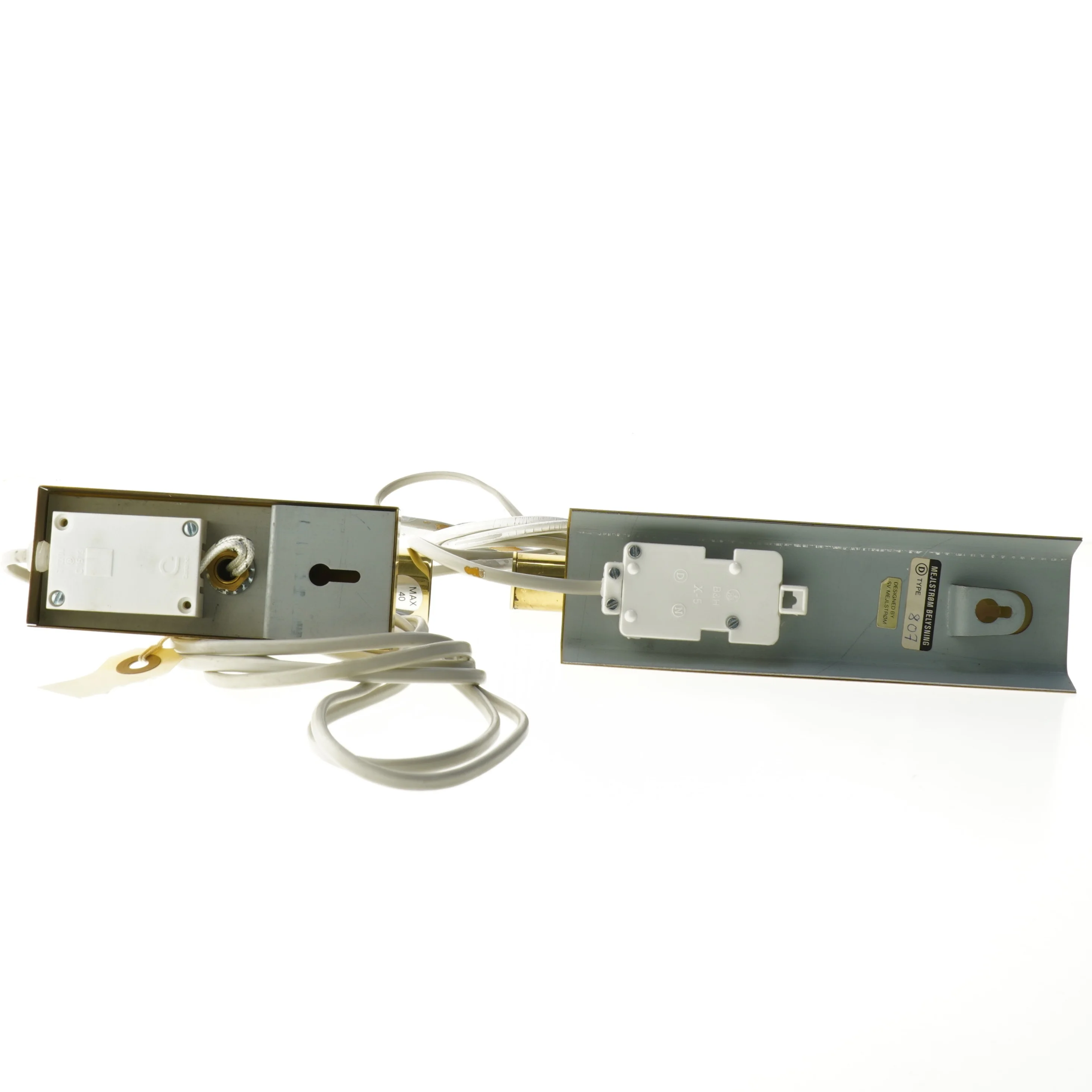 Væglamper i messing fra Mejlstrøm Belysning (str. 20 og 13 cm)