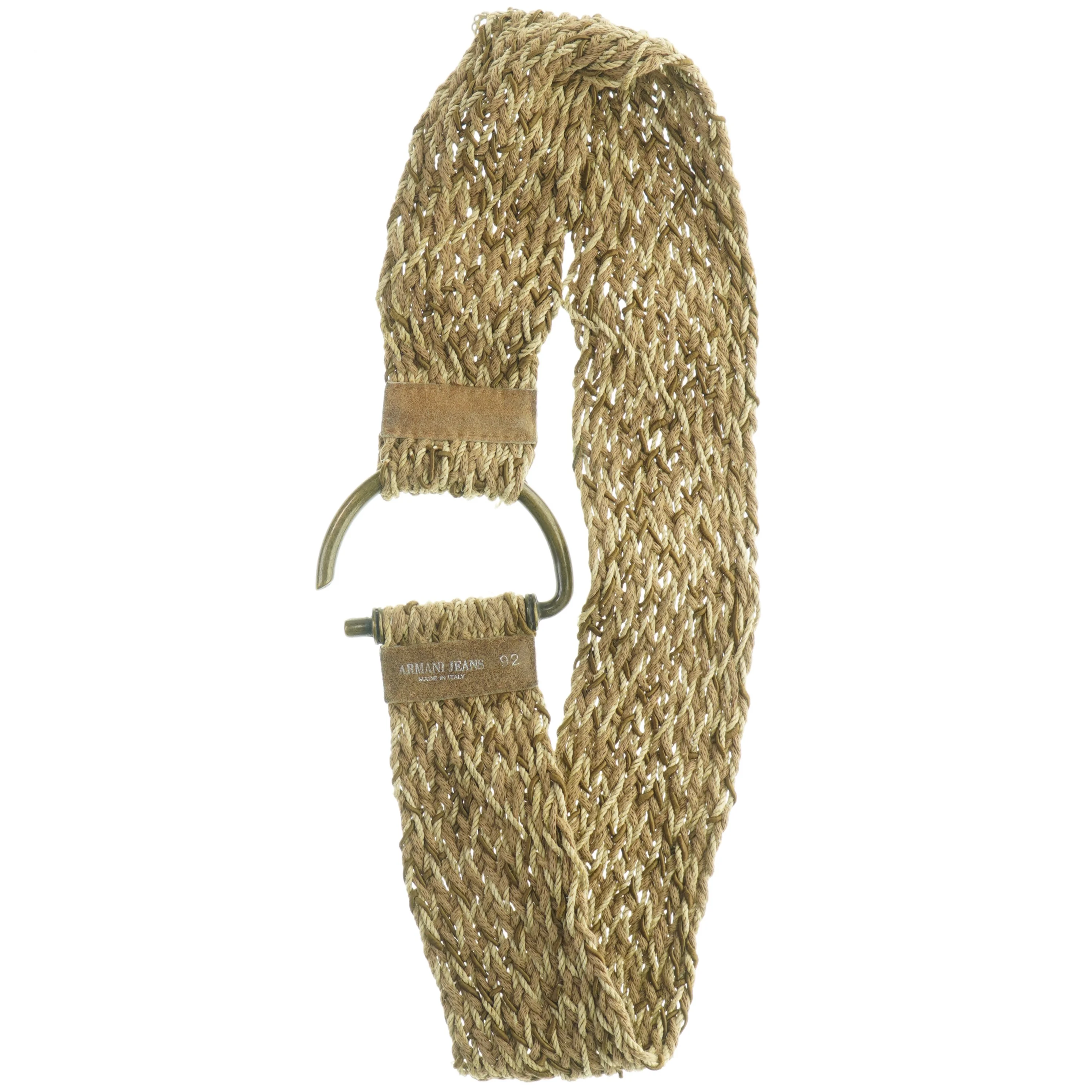 Armani Jeans vintage vævet bælte (str. 90 cm)