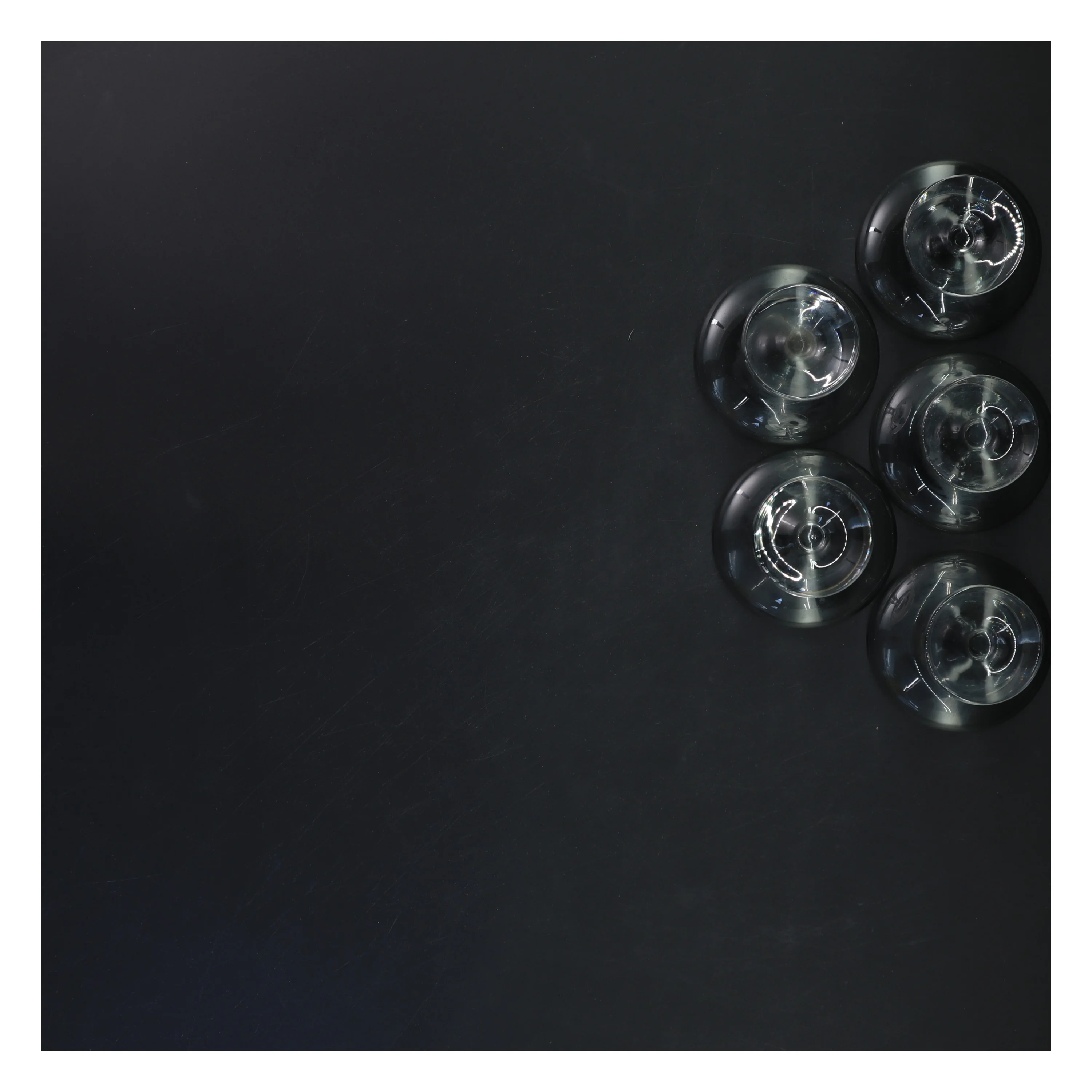 Champagneglas, 5 stykker (str. ø 7 cm, 5 styk cm)