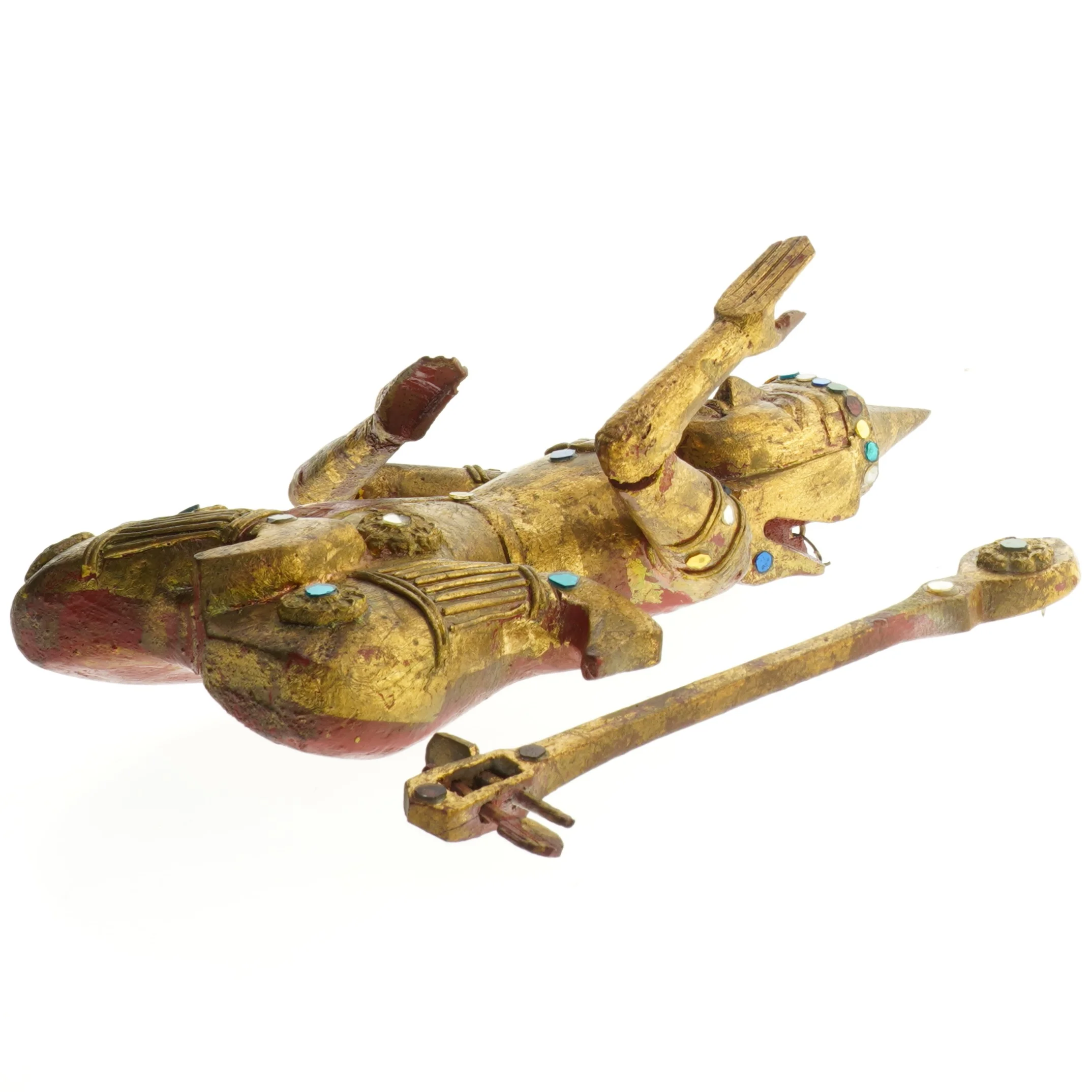 Håndmalet træfigur