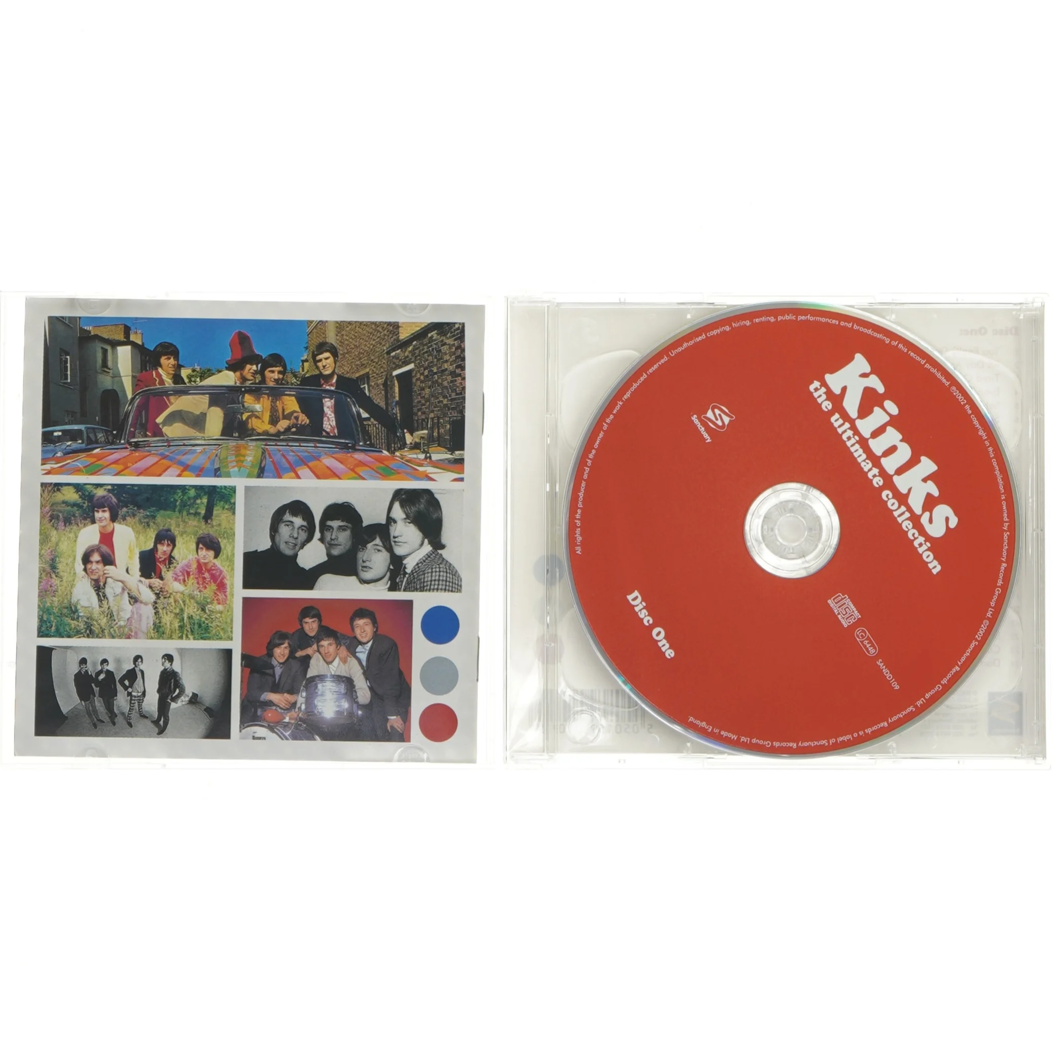 Kinks The Ultimate Collection, CD fra Sanctuary Records
