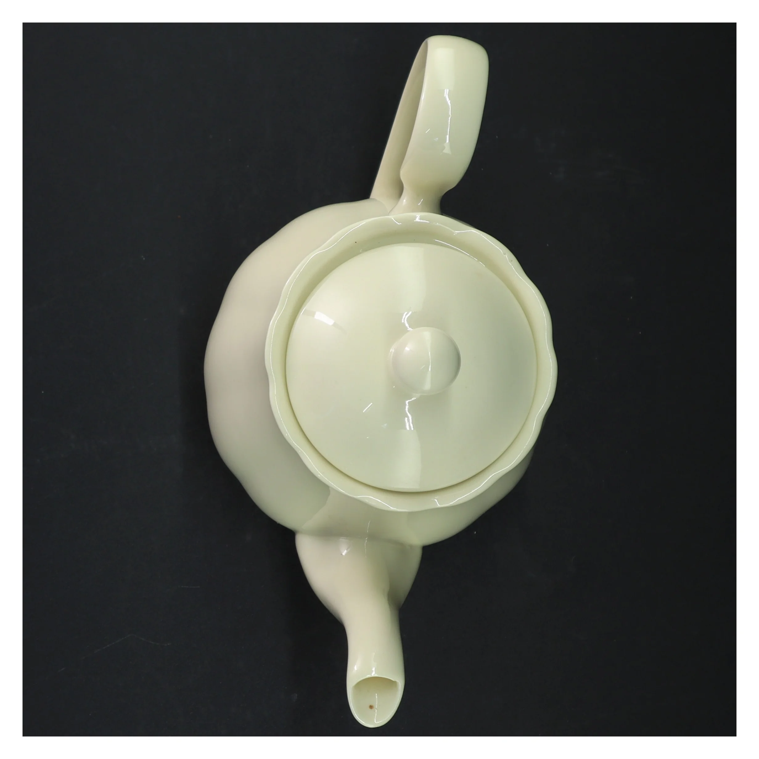 Hvid kaffekande med låg fra Södahl