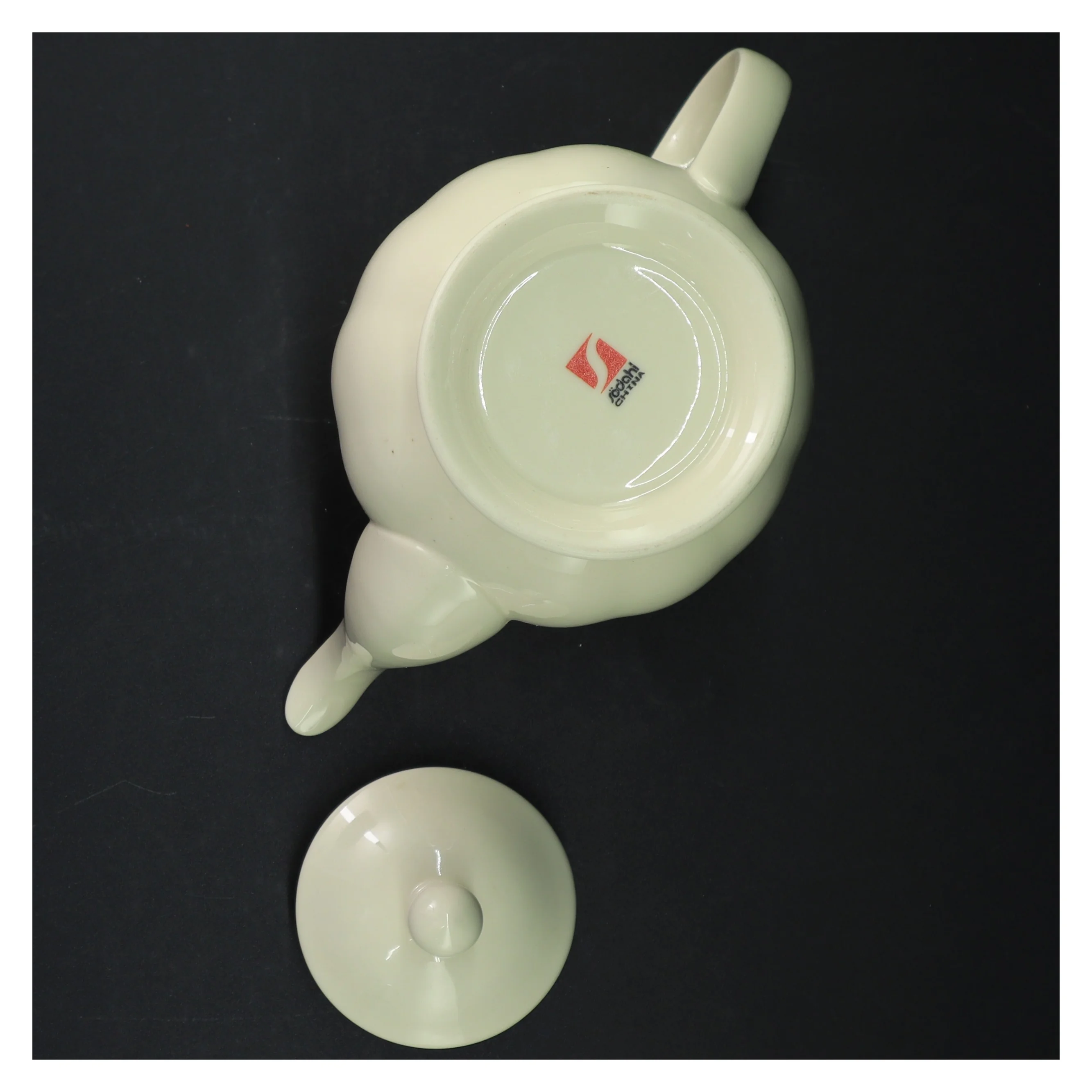 Hvid kaffekande med låg fra Södahl