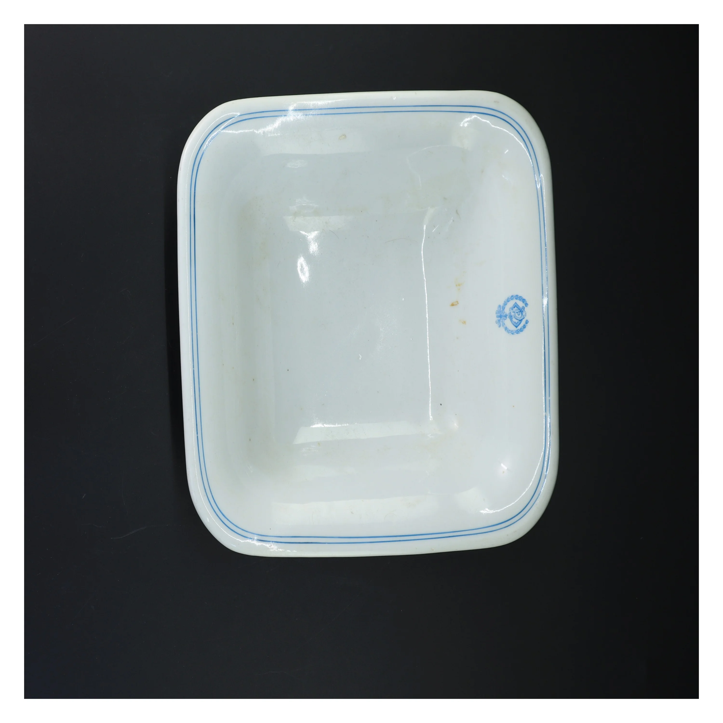 Porcelænsskål, hvid fra Norden (str. 23x23 cm)