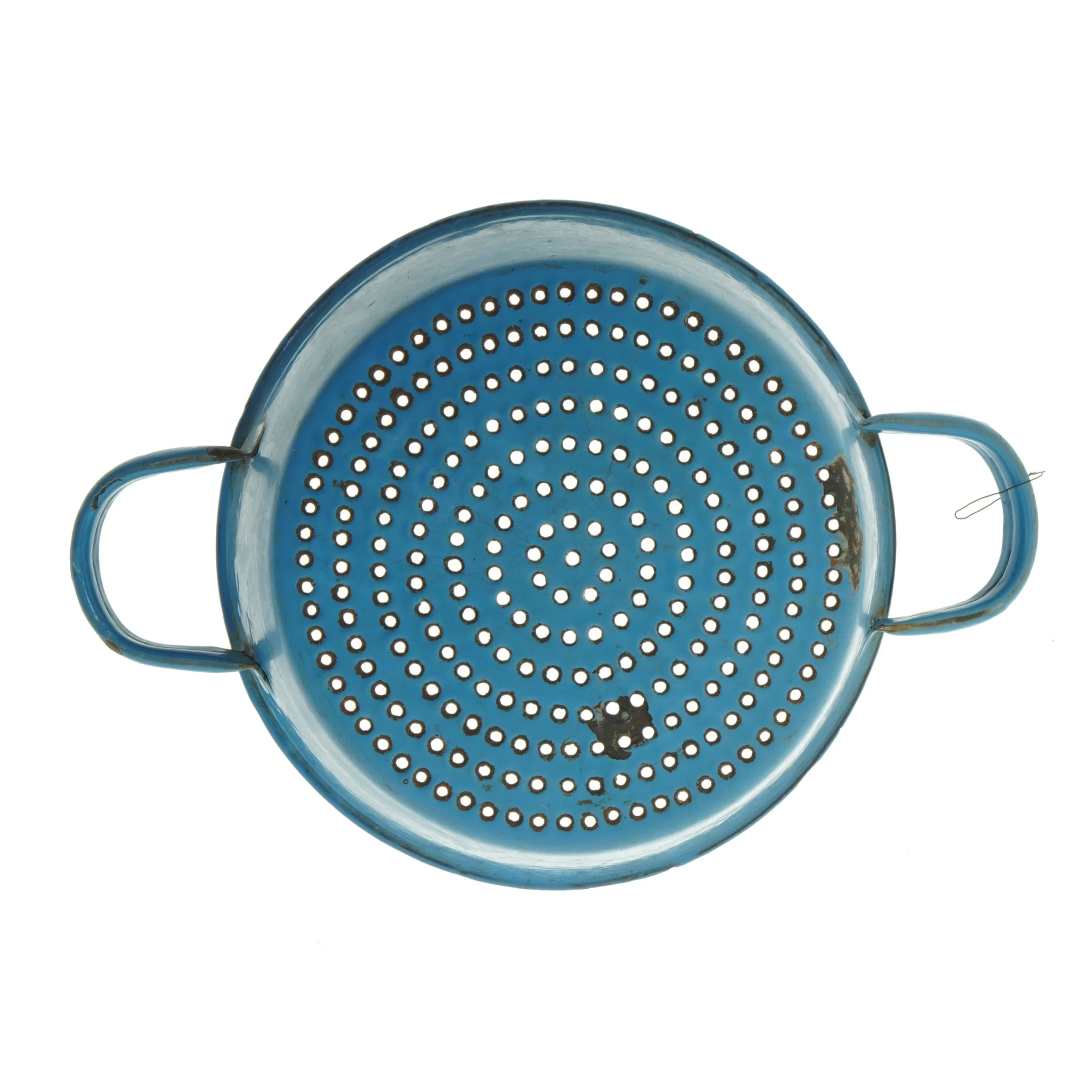 Blå metal si (str. Ø 20 cm)