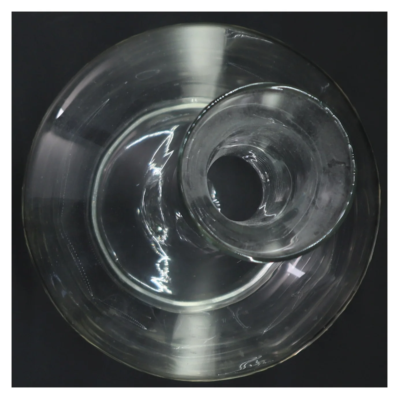 Glaskaraffel (str. H. 26 cm ø. 13,5 cm)