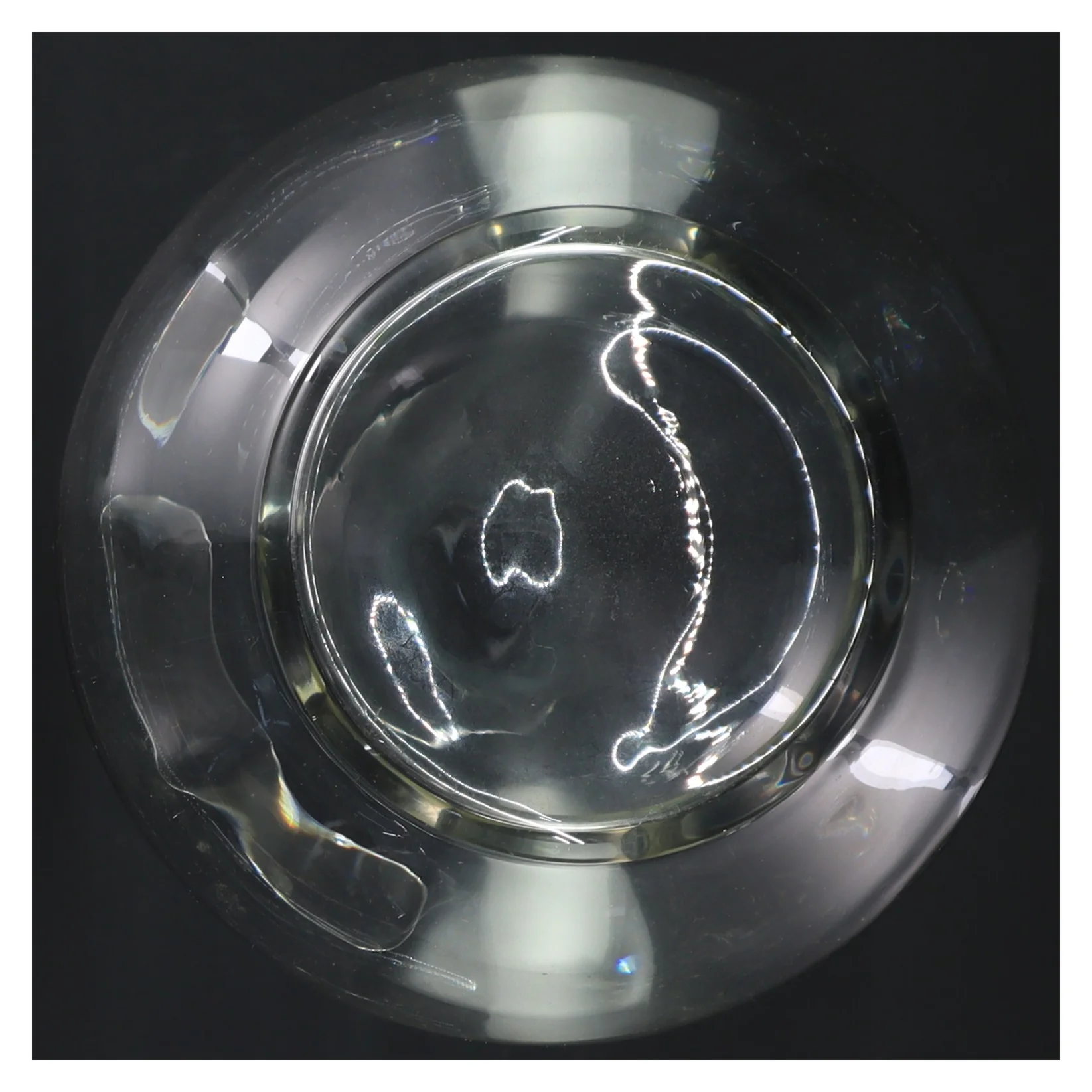 Glaskaraffel (str. H. 26 cm ø. 13,5 cm)