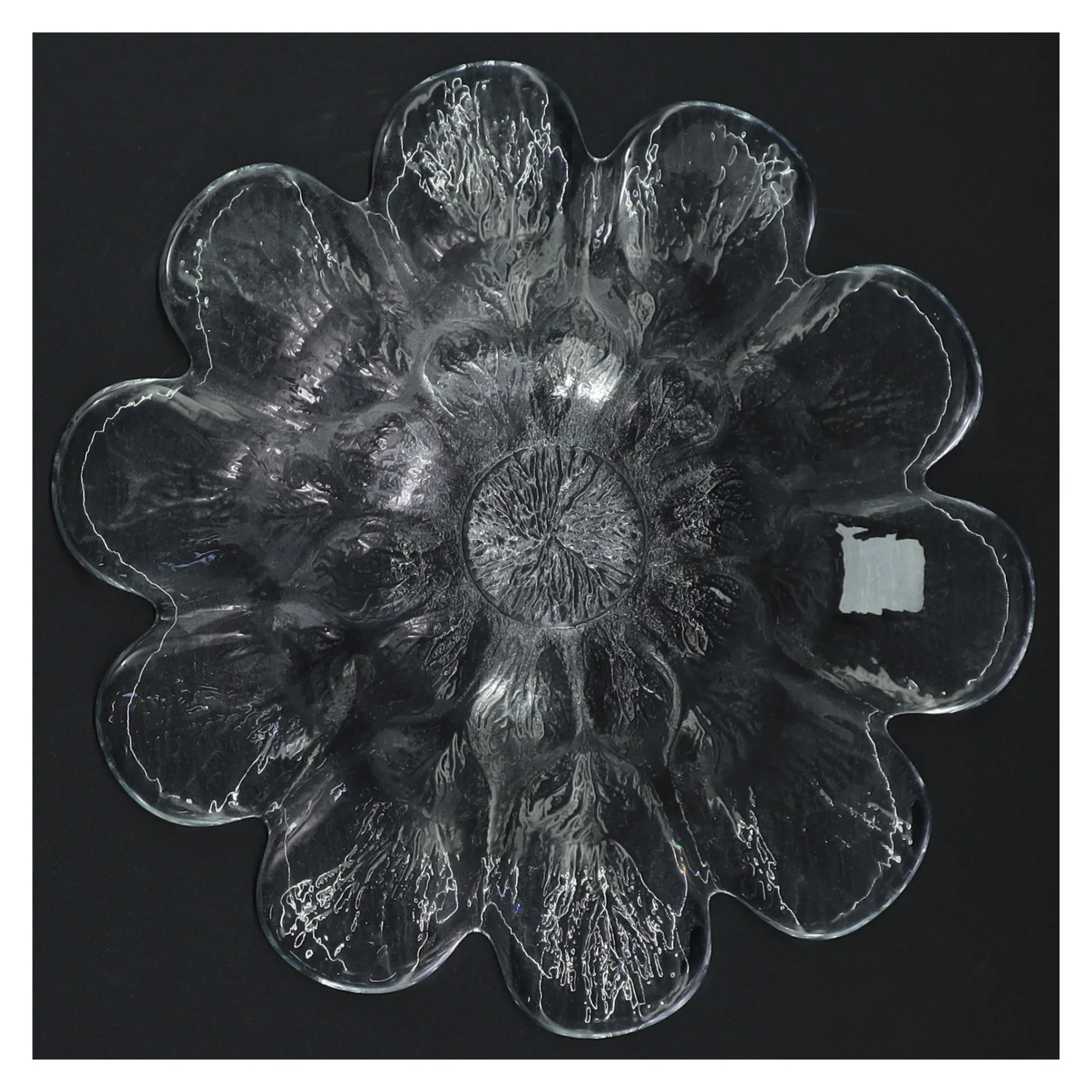 Glas skål fra Holmegaard (str. Ø. 18 cm)