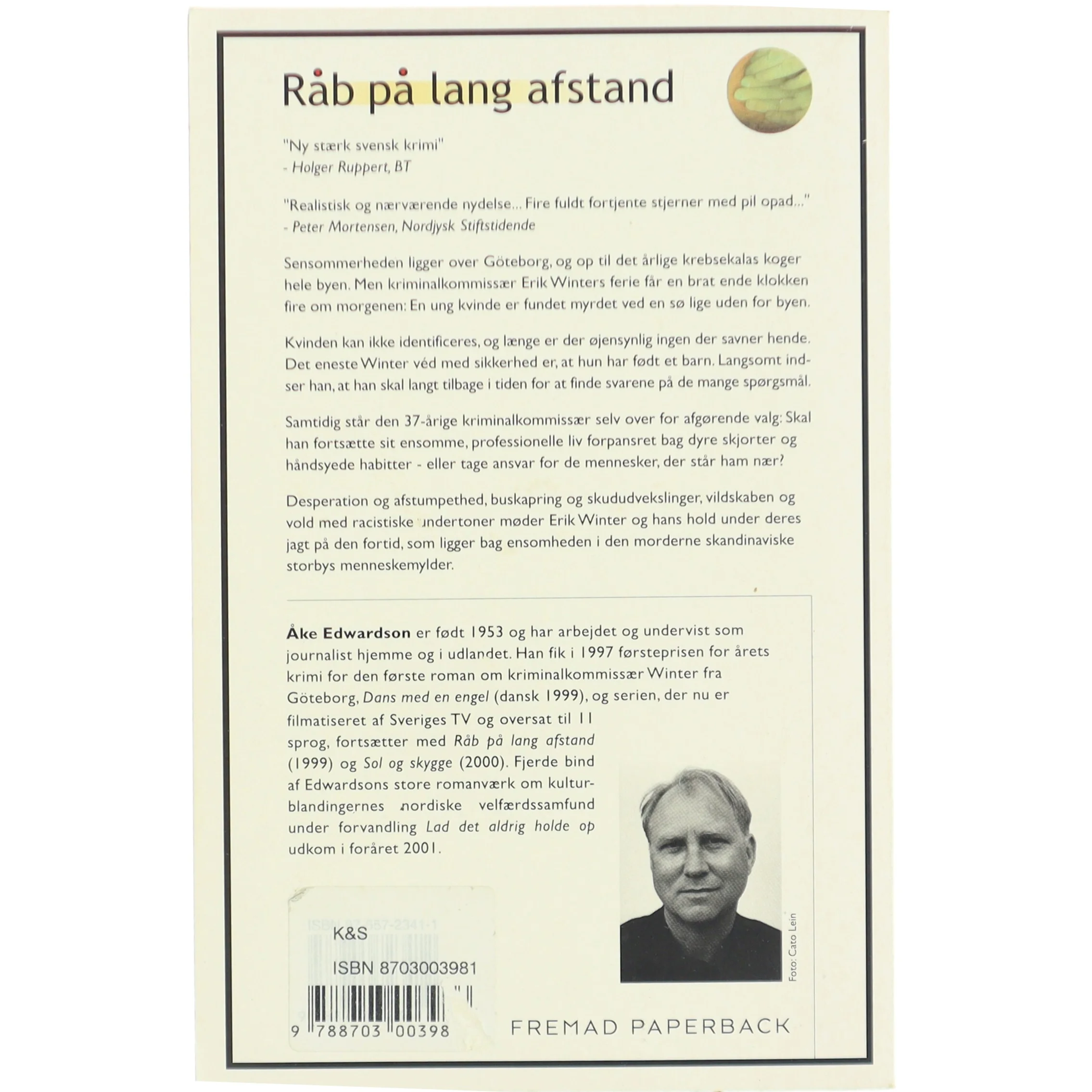 Råb på lang afstend af Åke Edwardson