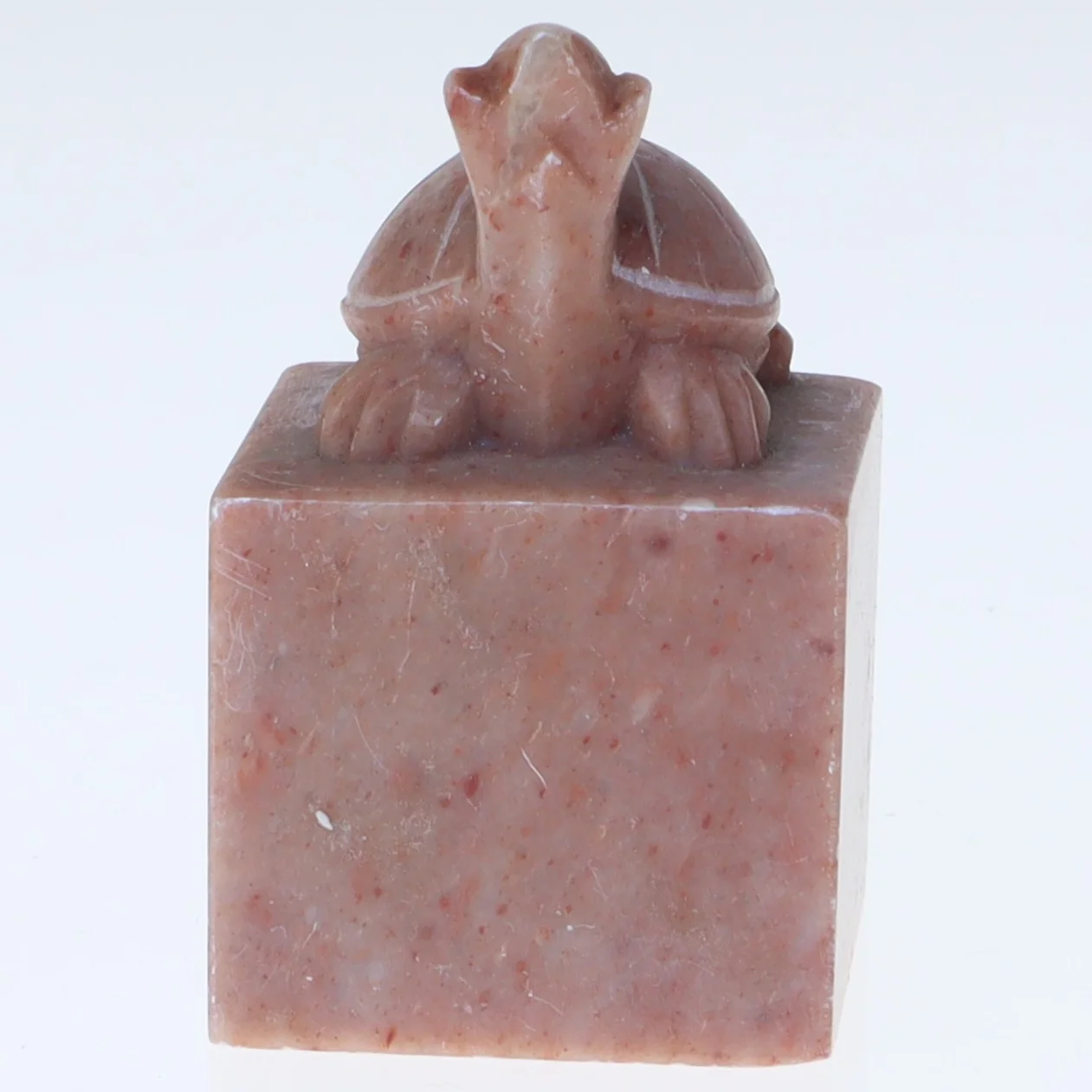 Skildpadde skulptur på base (str. 6x3,5 cm)