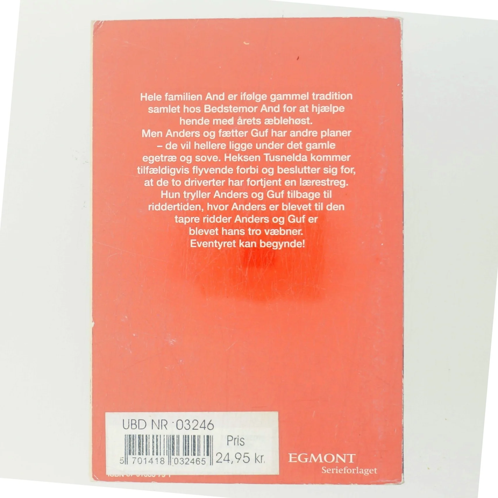 Anders And - den frygtløse ridder af Walt Disney (Bog)