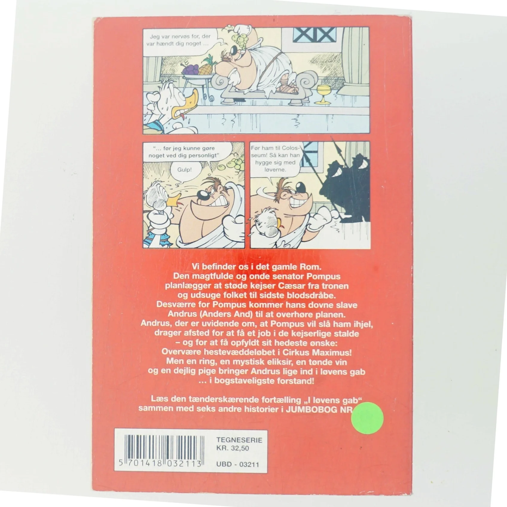 Jumbobog 211: I Løvens Gab af Disney (Bog)