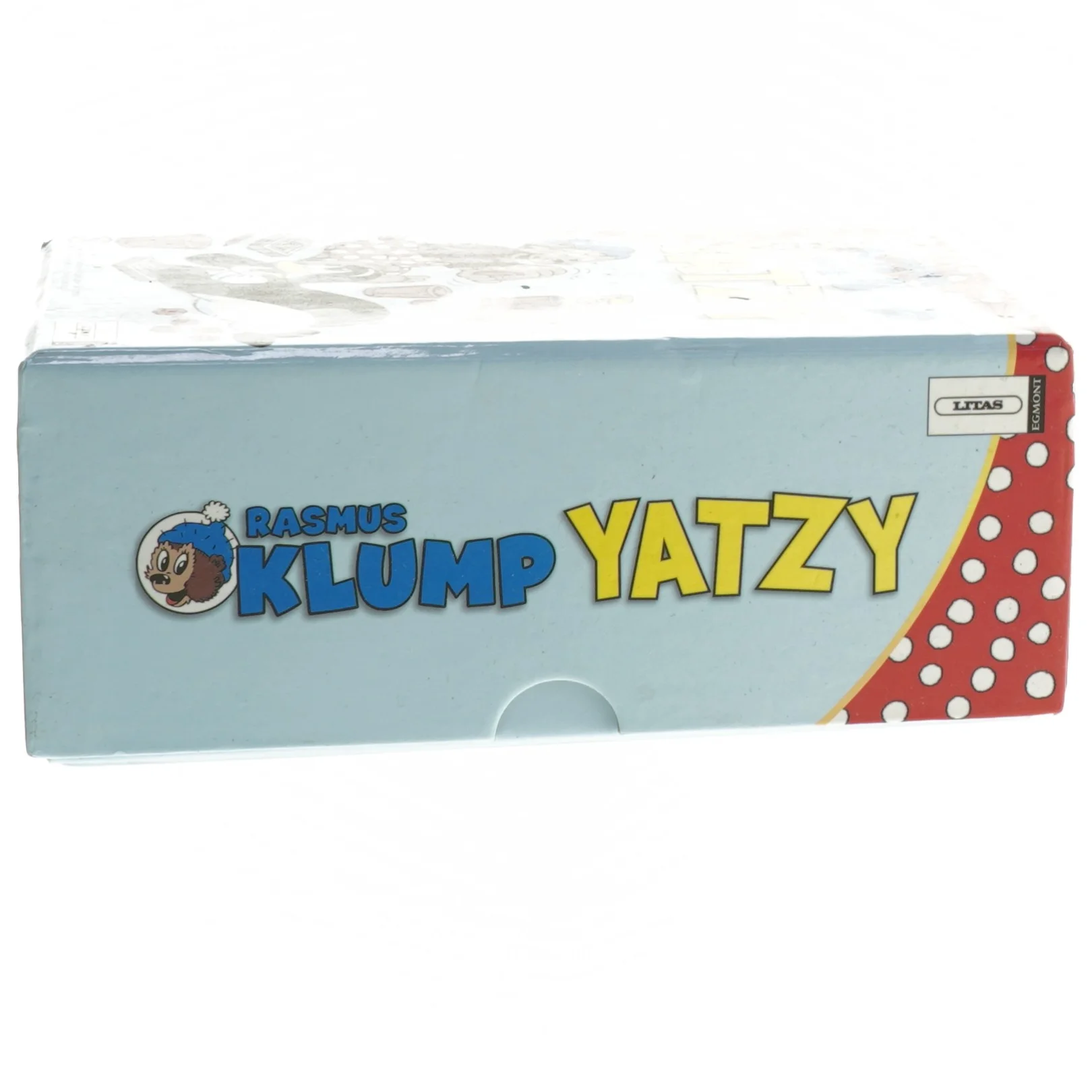 Rasmus Klump Yatzy spil fra Egmont (str. 7x17x11 cm)