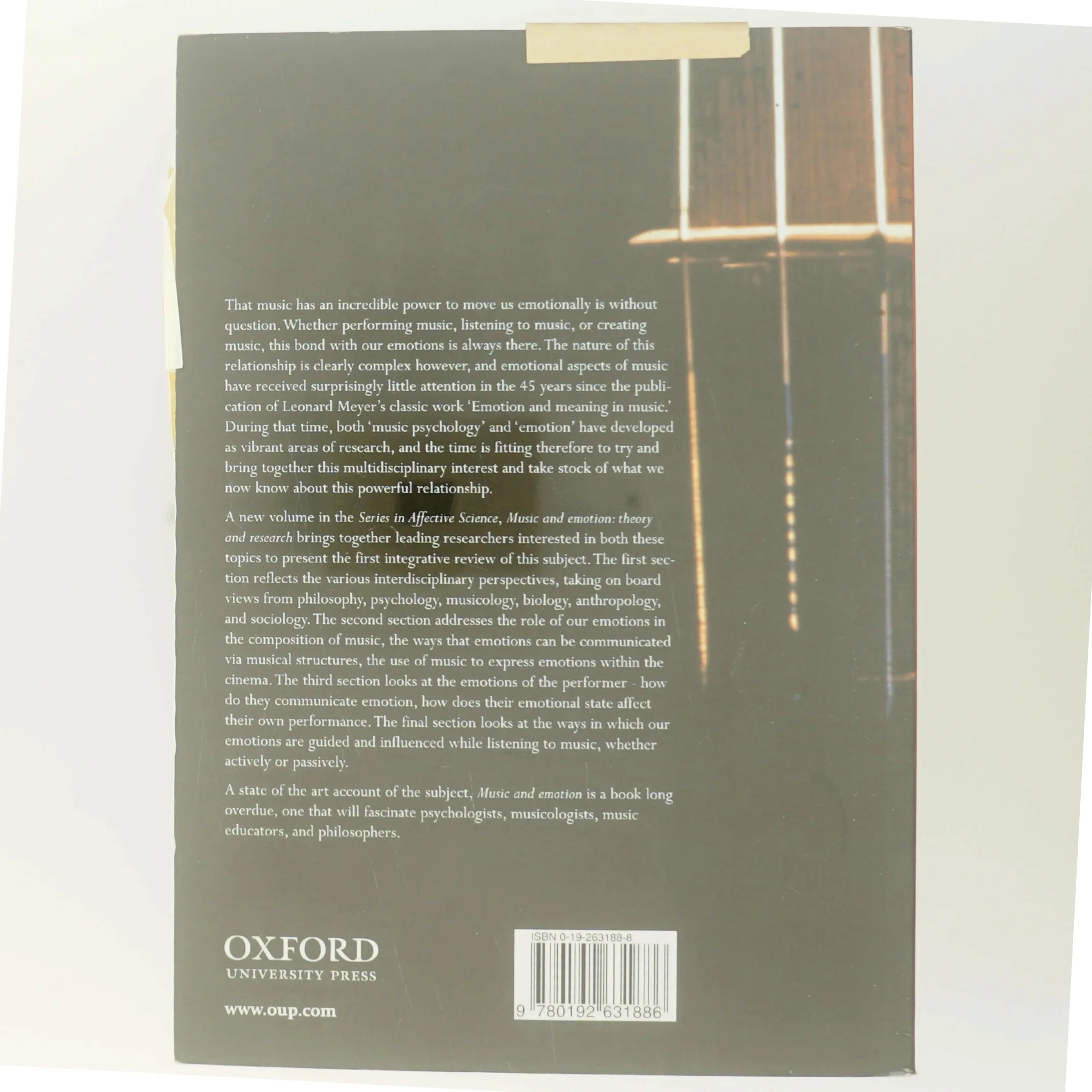 Music and emotion : theory and research (Bog)