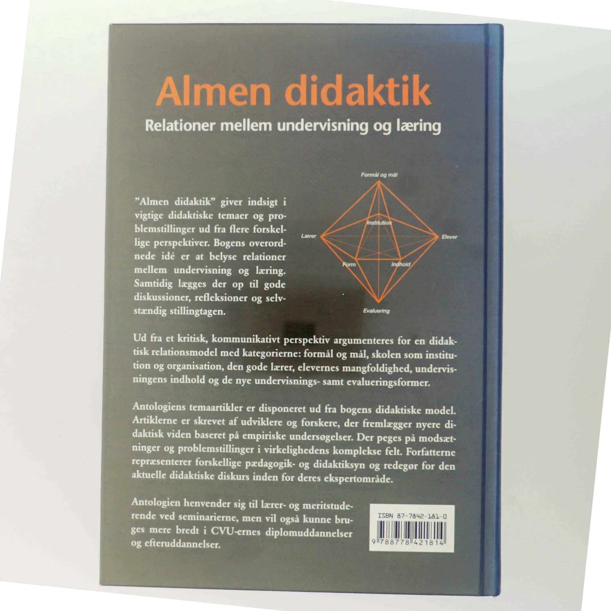 Almen didaktik : relationer mellem undervisning og læring (Bog)