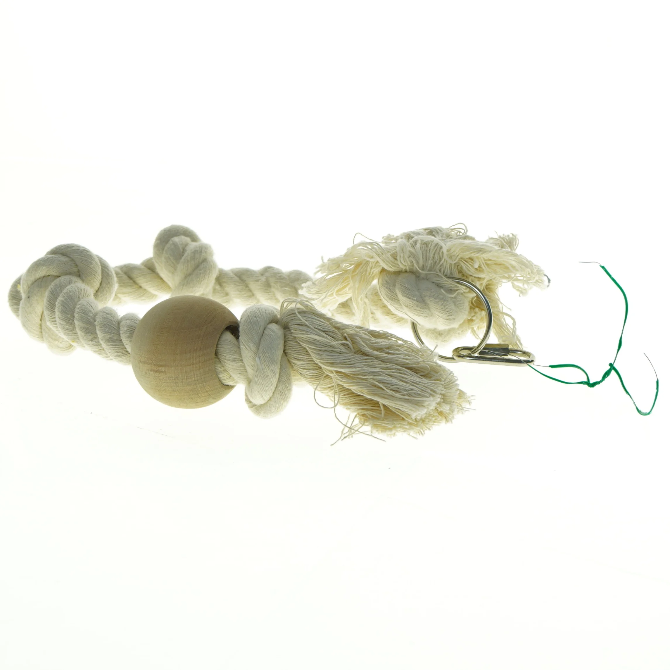 Hundelegetøj i reb med trækugle (str. 58 cm)